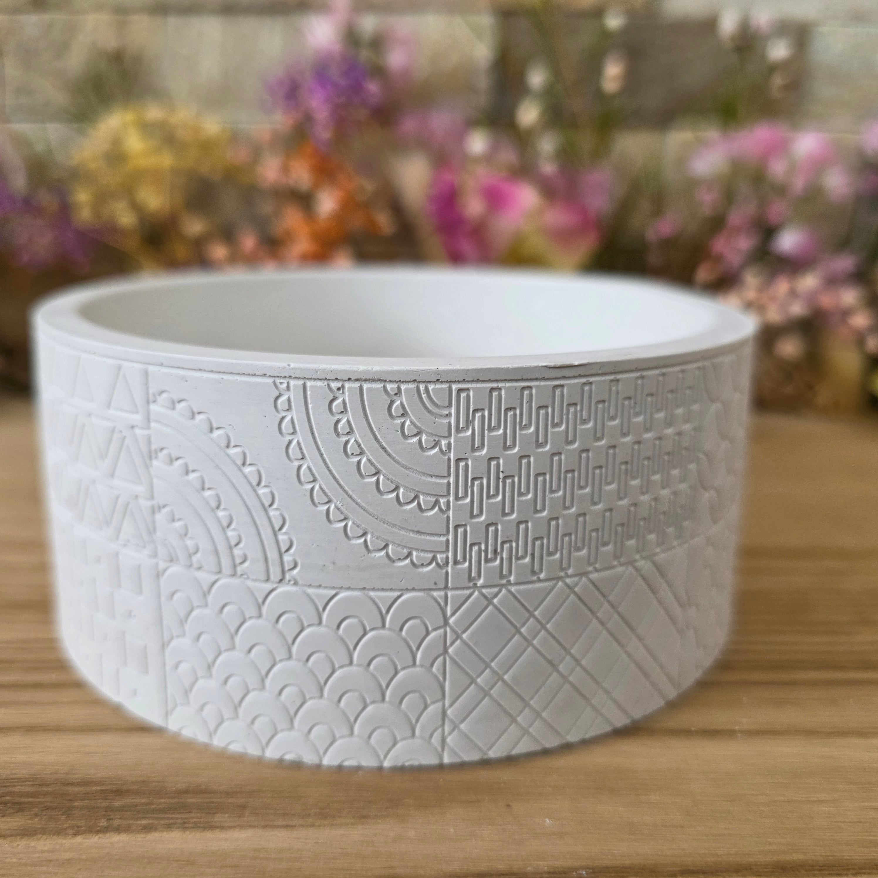 Silikon – Gießform – Schalen-Grundform – Basis für austauschbare Motivbänder