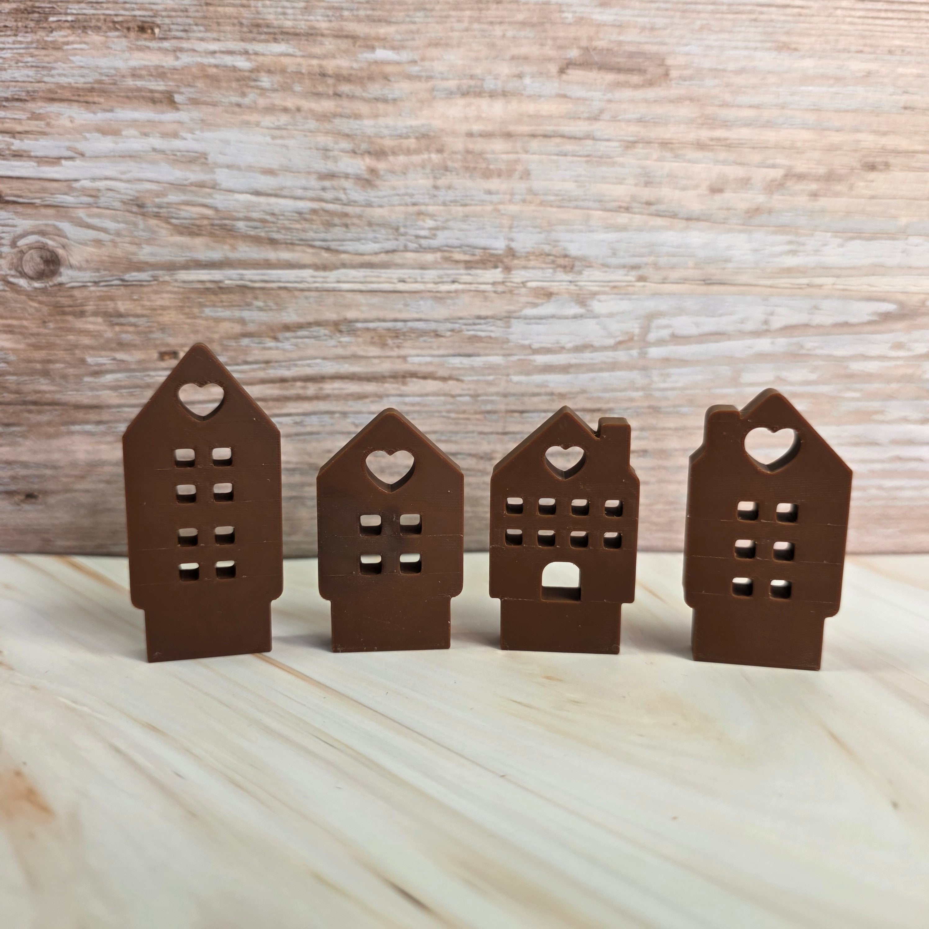 3D Druckdatei – Klötzchenhäuser Herz 1 - STL