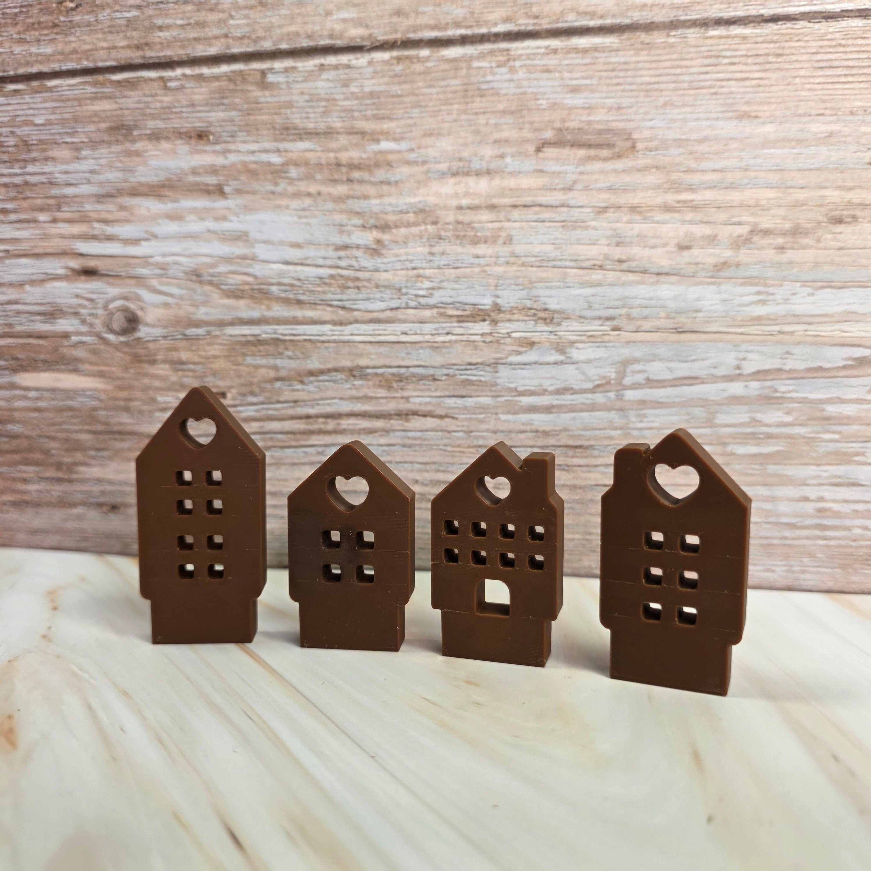 3D Druckdatei – Klötzchenhäuser Herz 1 - STL