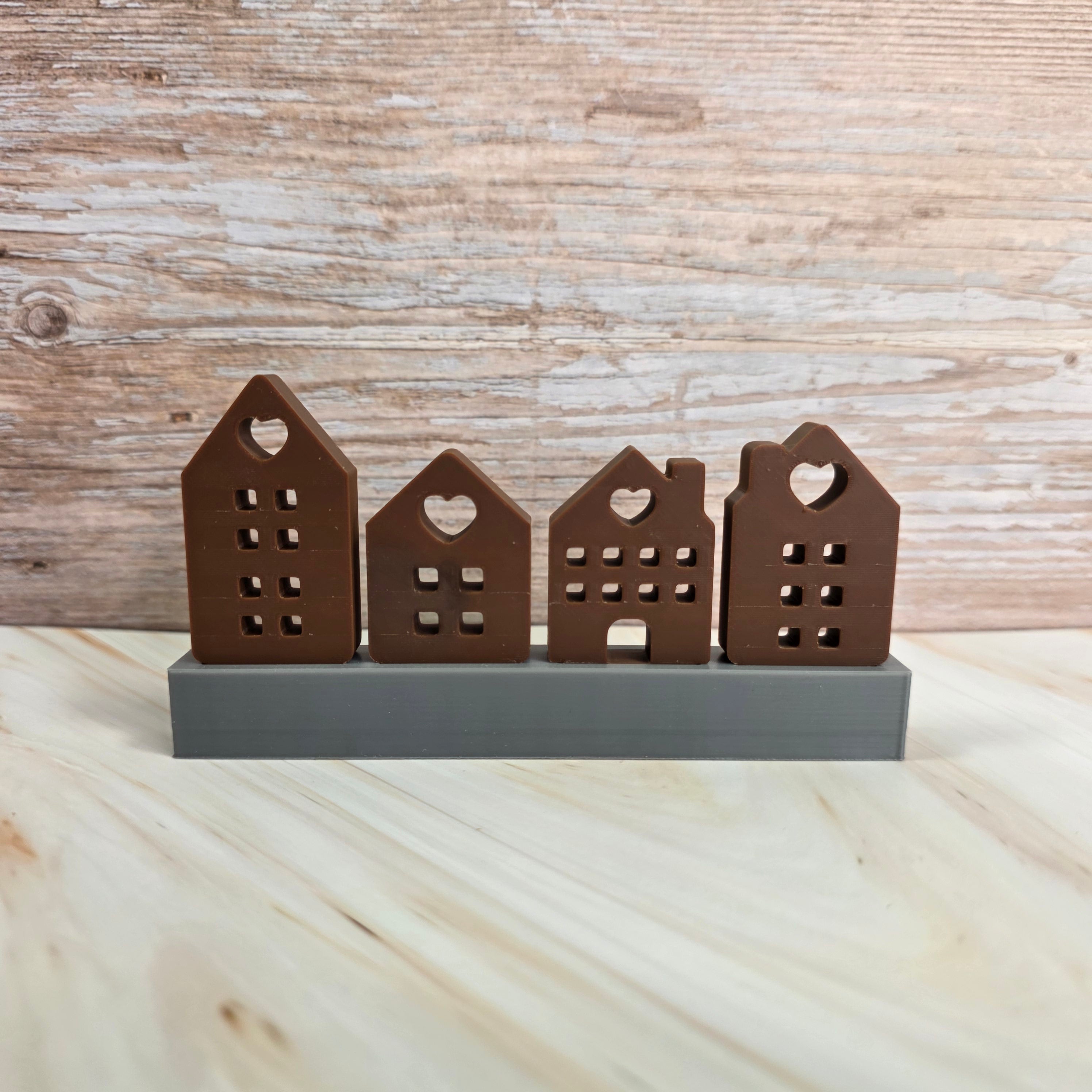 3D Druckdatei – Klötzchenhäuser Herz 1 - STL