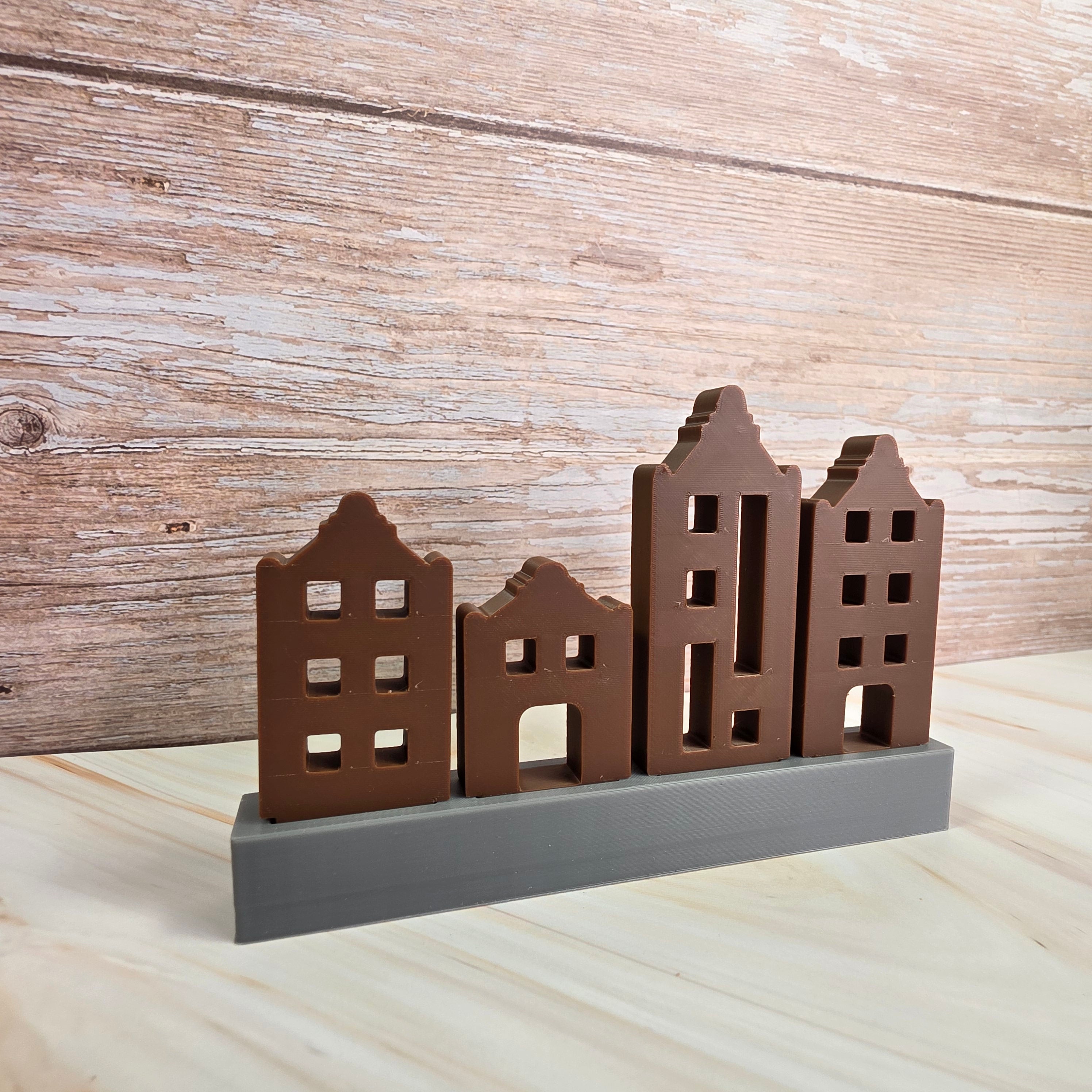 3D Druckdatei – Klötzchenhäuser Basic 4 - STL