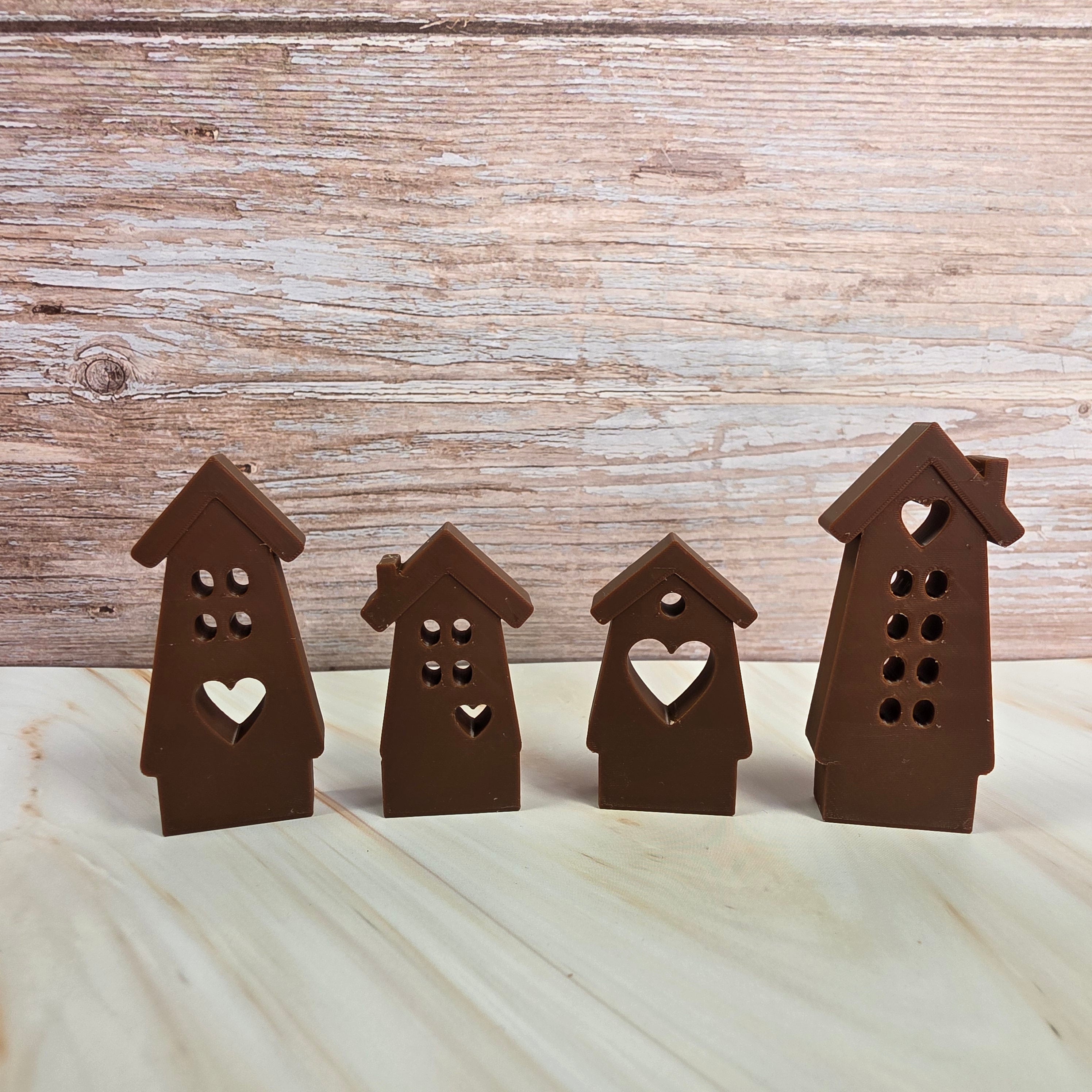 3D Druckdatei – Klötzchenhäuser Herz 6 - STL