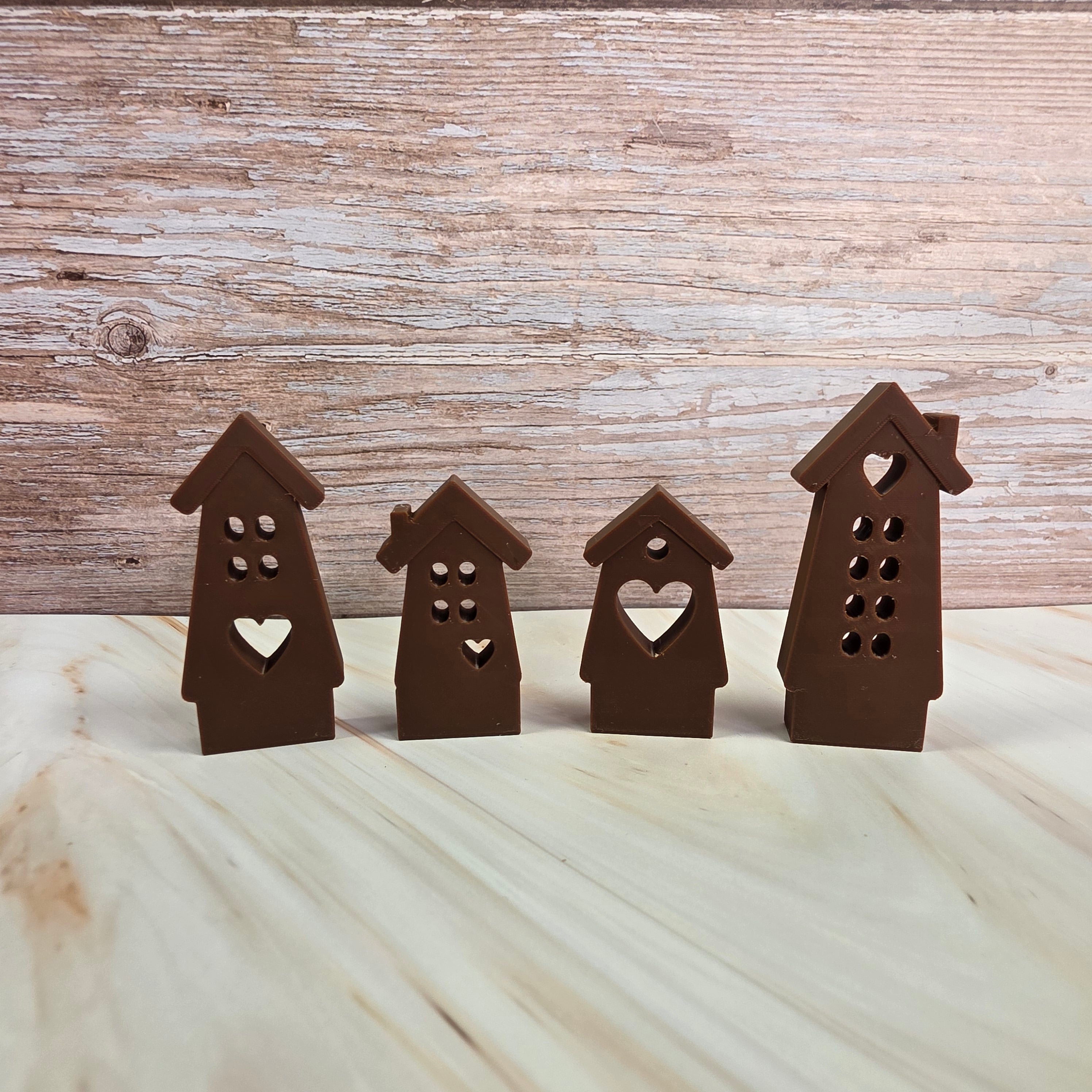 3D Druckdatei – Klötzchenhäuser Herz 6 - STL