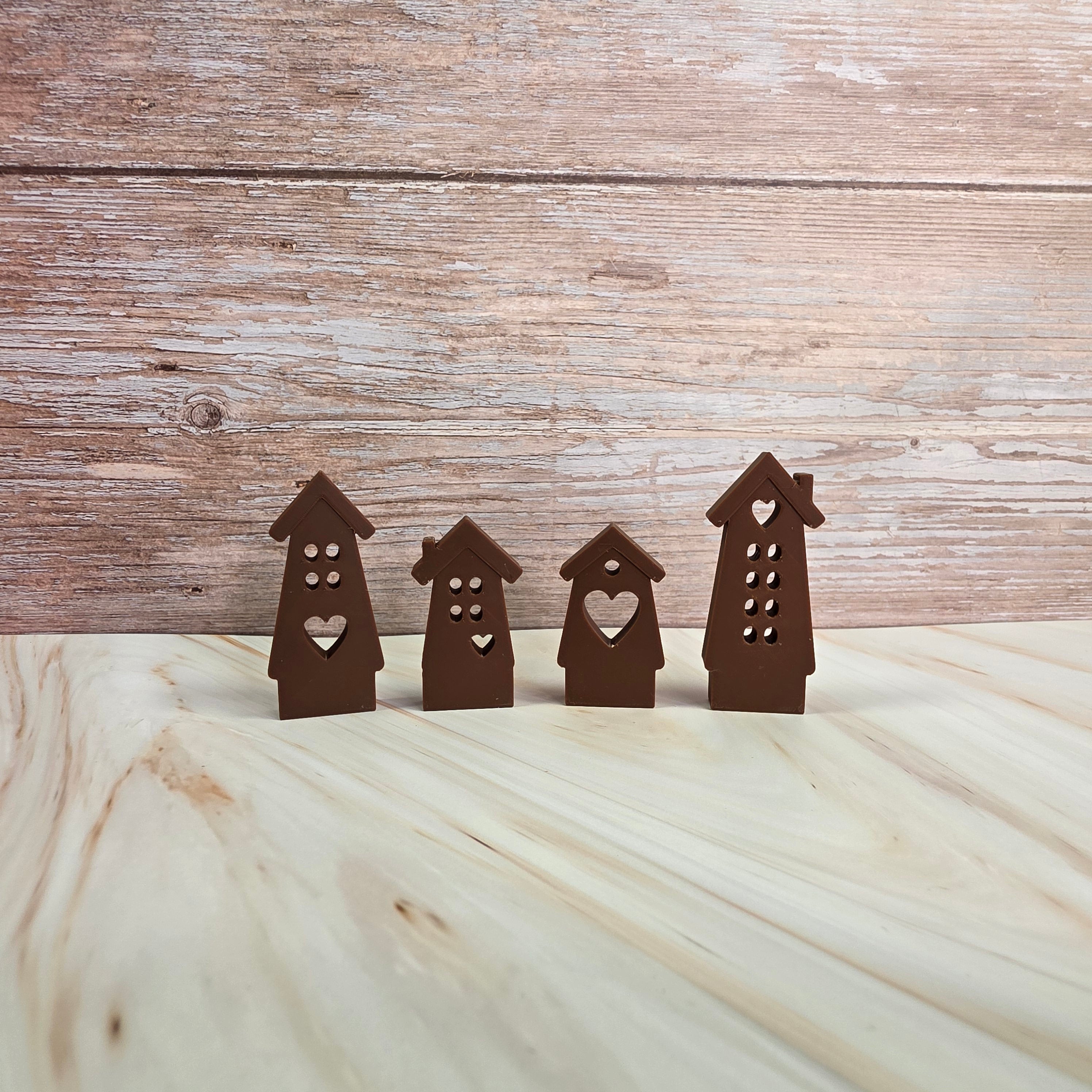 3D Druckdatei – Klötzchenhäuser Herz 6 - STL