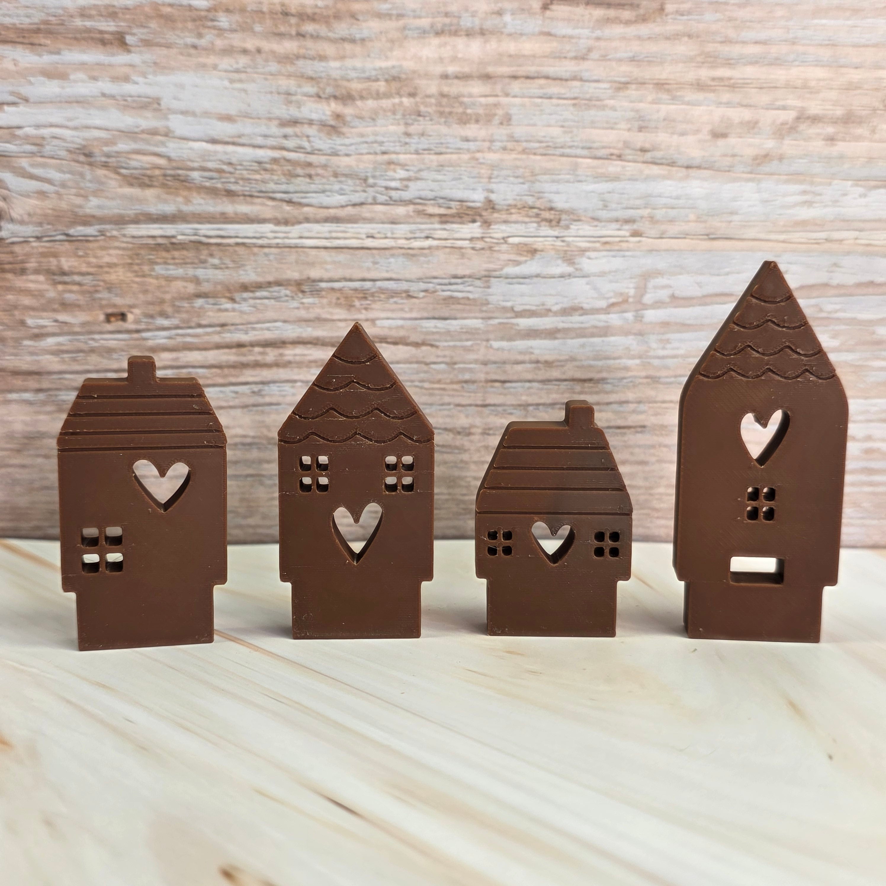 3D Druckdatei – Klötzchenhäuser Herz 2 - STL