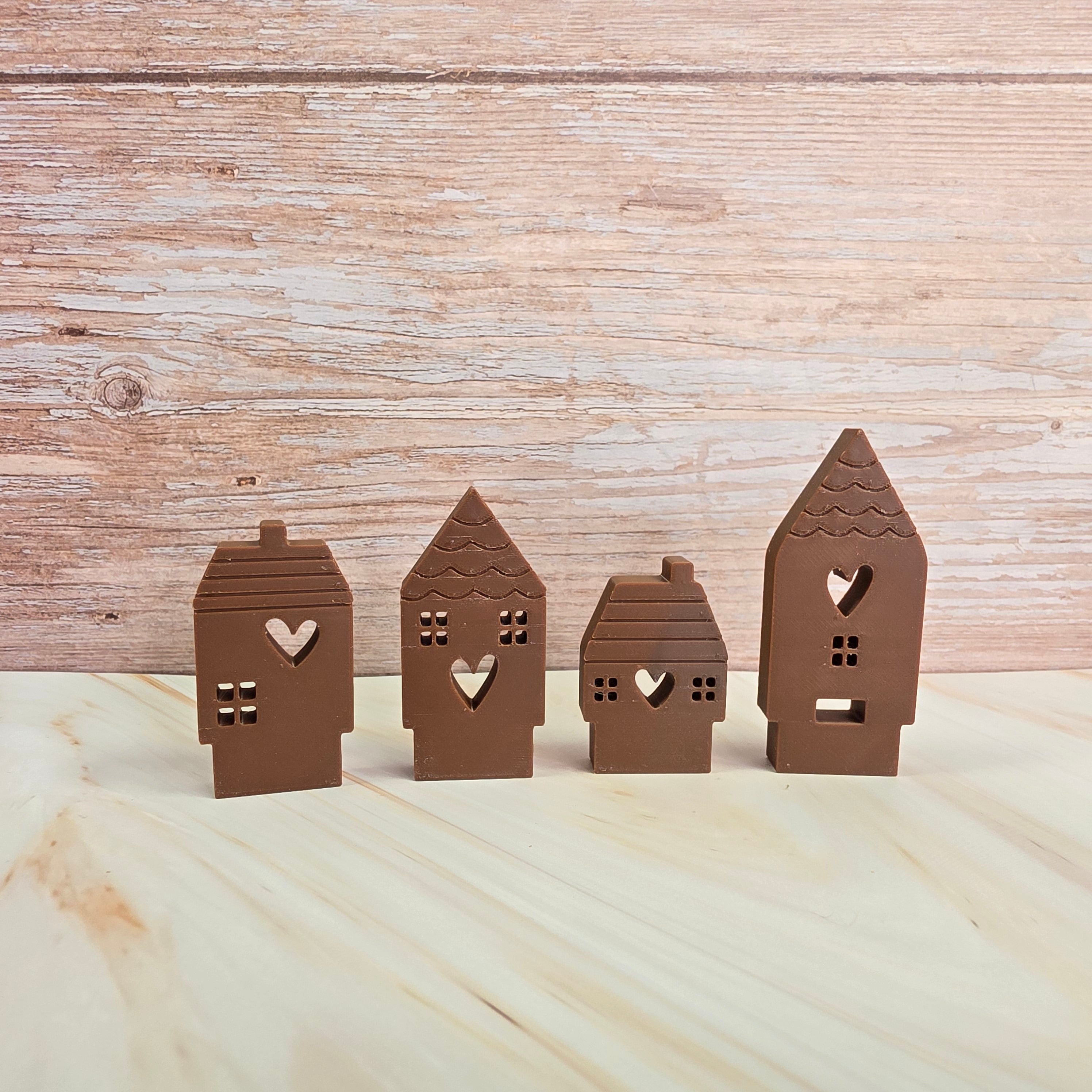 3D Druckdatei – Klötzchenhäuser Herz 2 - STL