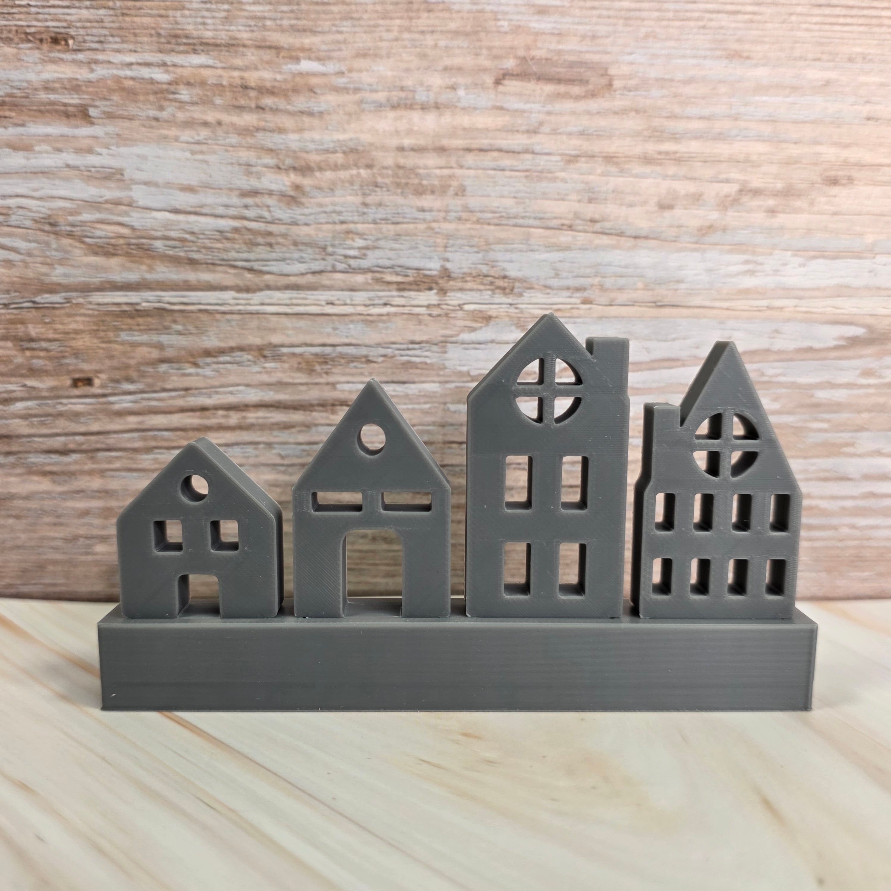 3D Druckdatei – Klötzchenhäuser Basic 8 - STL