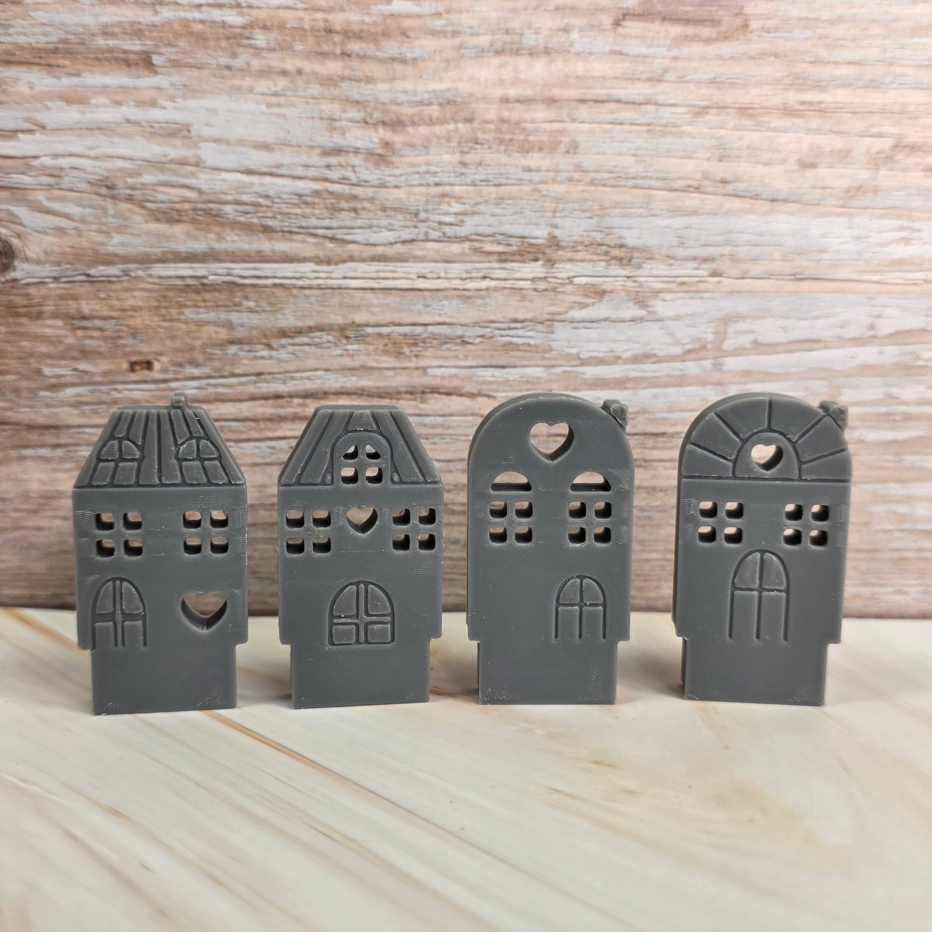 3D Druckdatei – Klötzchenhäuser Herz 5 - STL