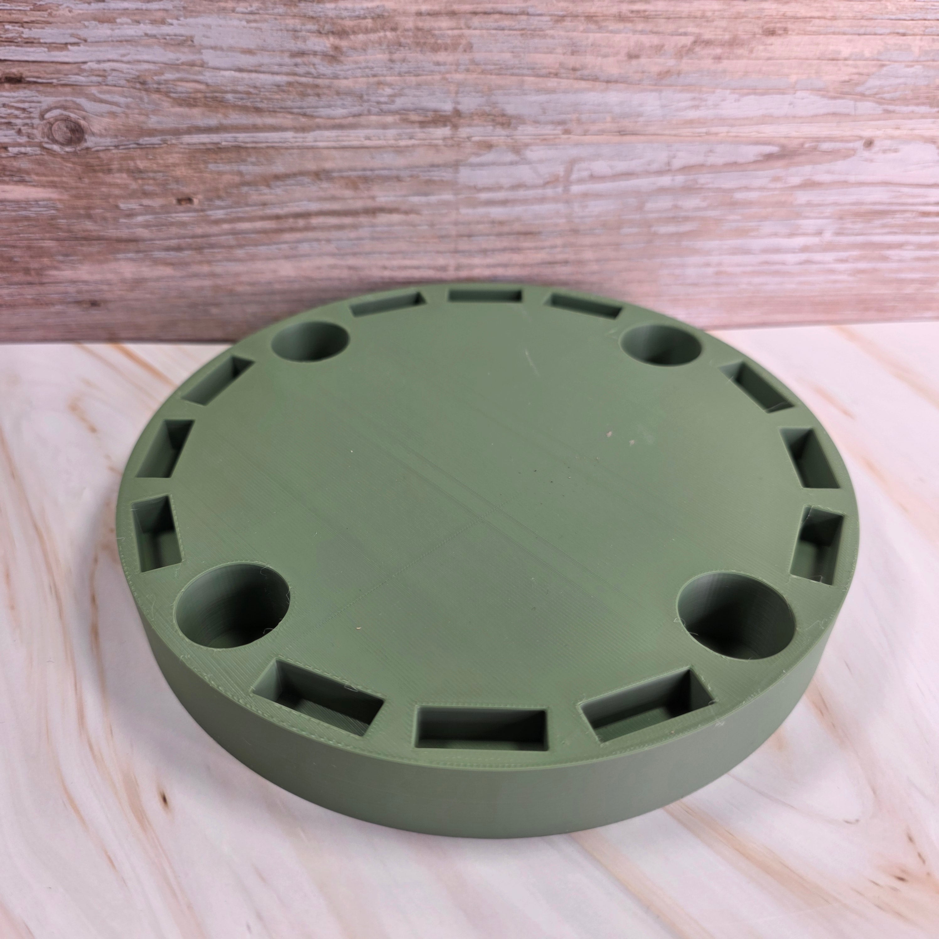 3D Druckdatei – Grundplatte - Adventsteller 17cm  – für Stecksystem – STL