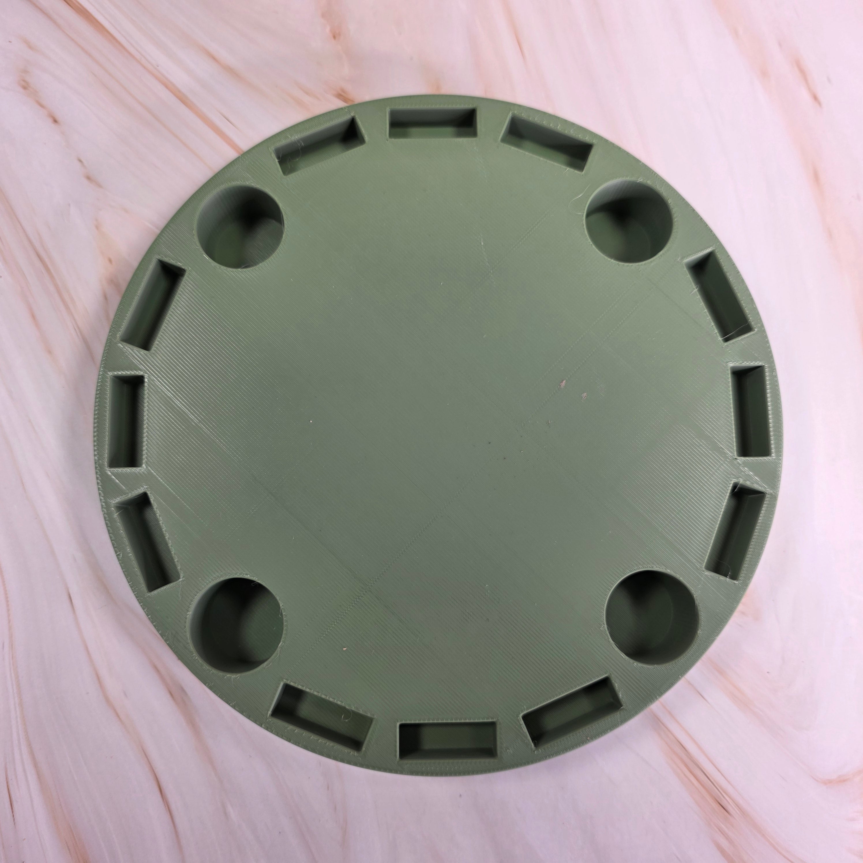 3D Druckdatei – Grundplatte - Adventsteller 17cm  – für Stecksystem – STL