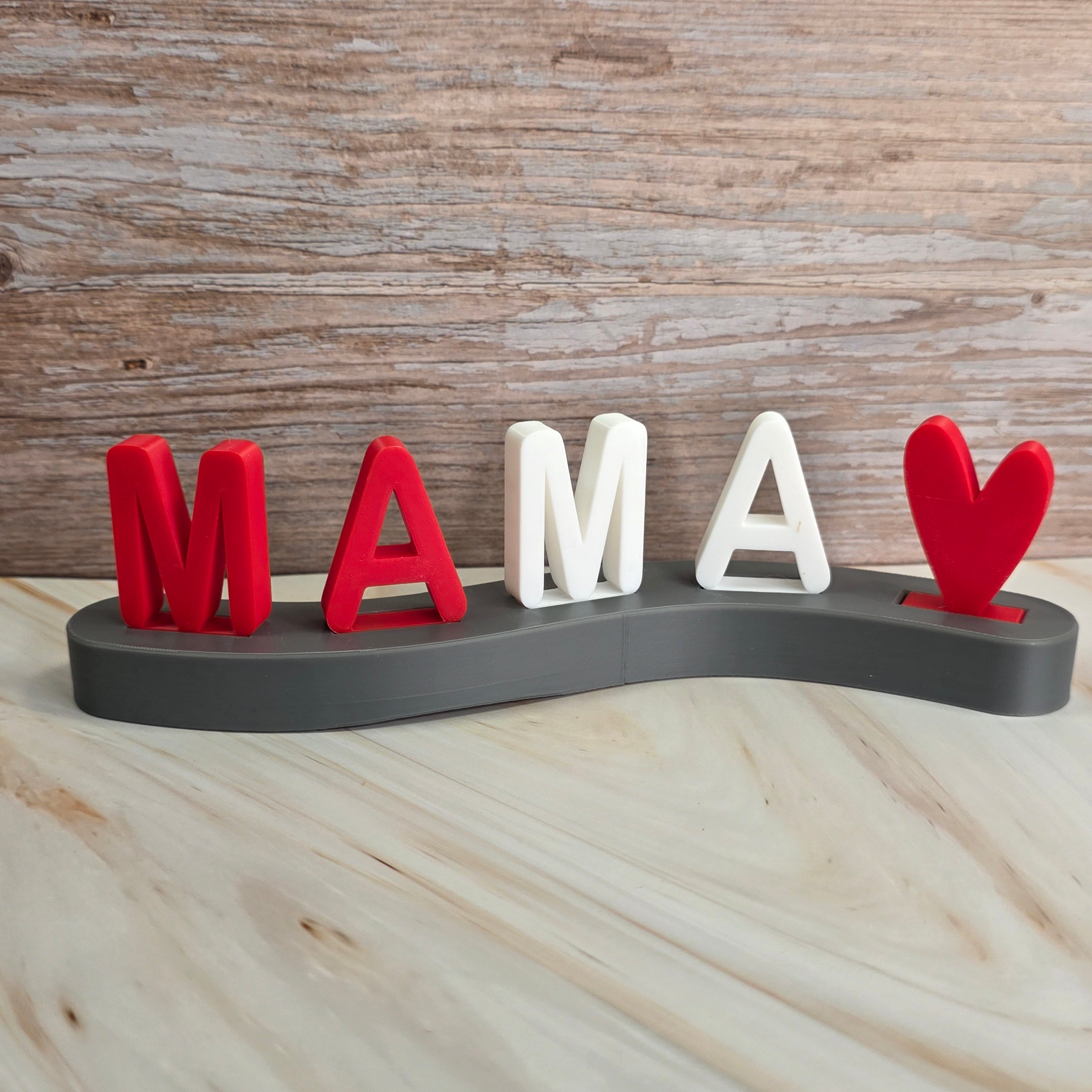 3D Druckdatei – Grundplatte - geschwungen 5 Plätze – für Stecksystem – STL