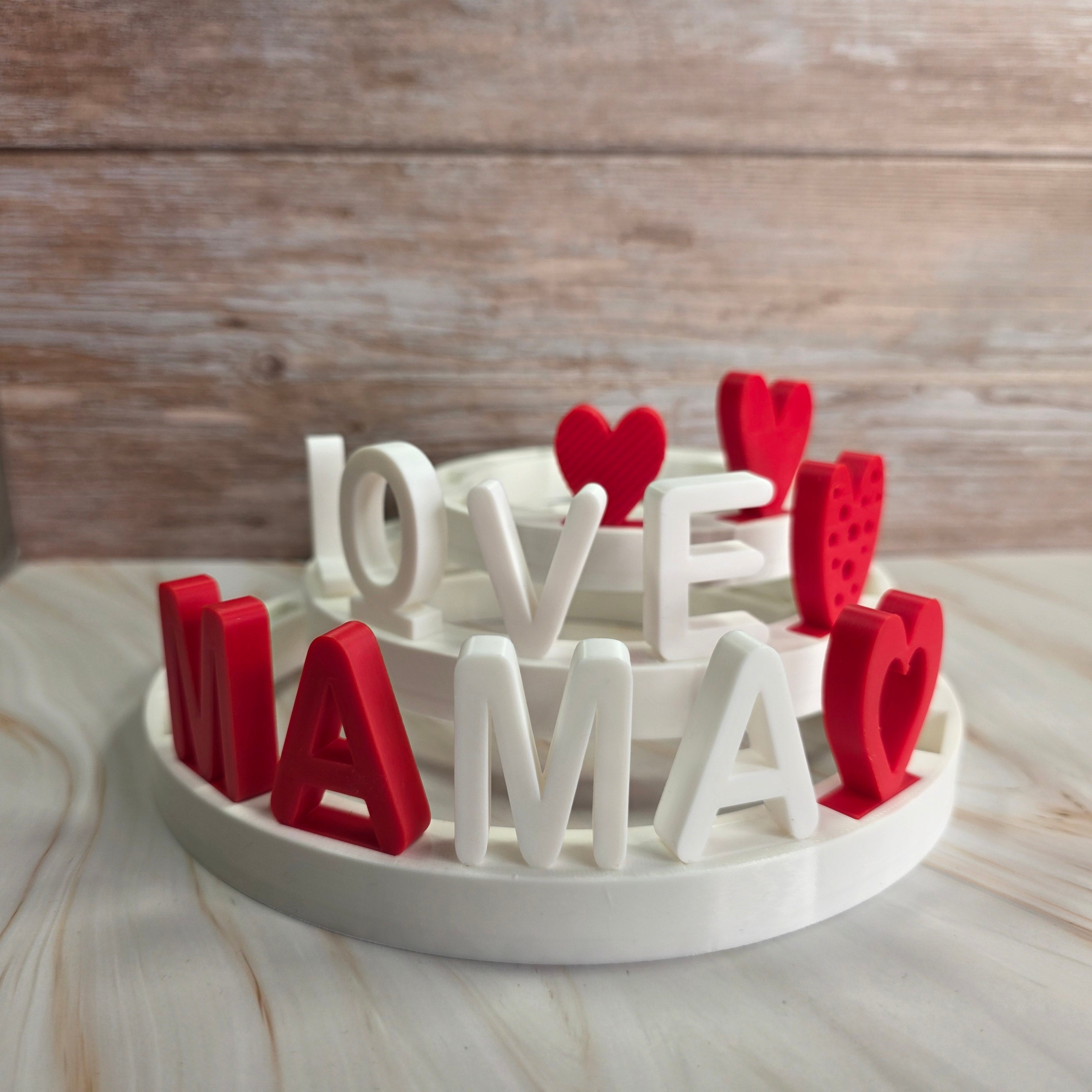 3D Druckdatei – Grundplatte - 3er Set Ringe  – für Stecksystem – STL