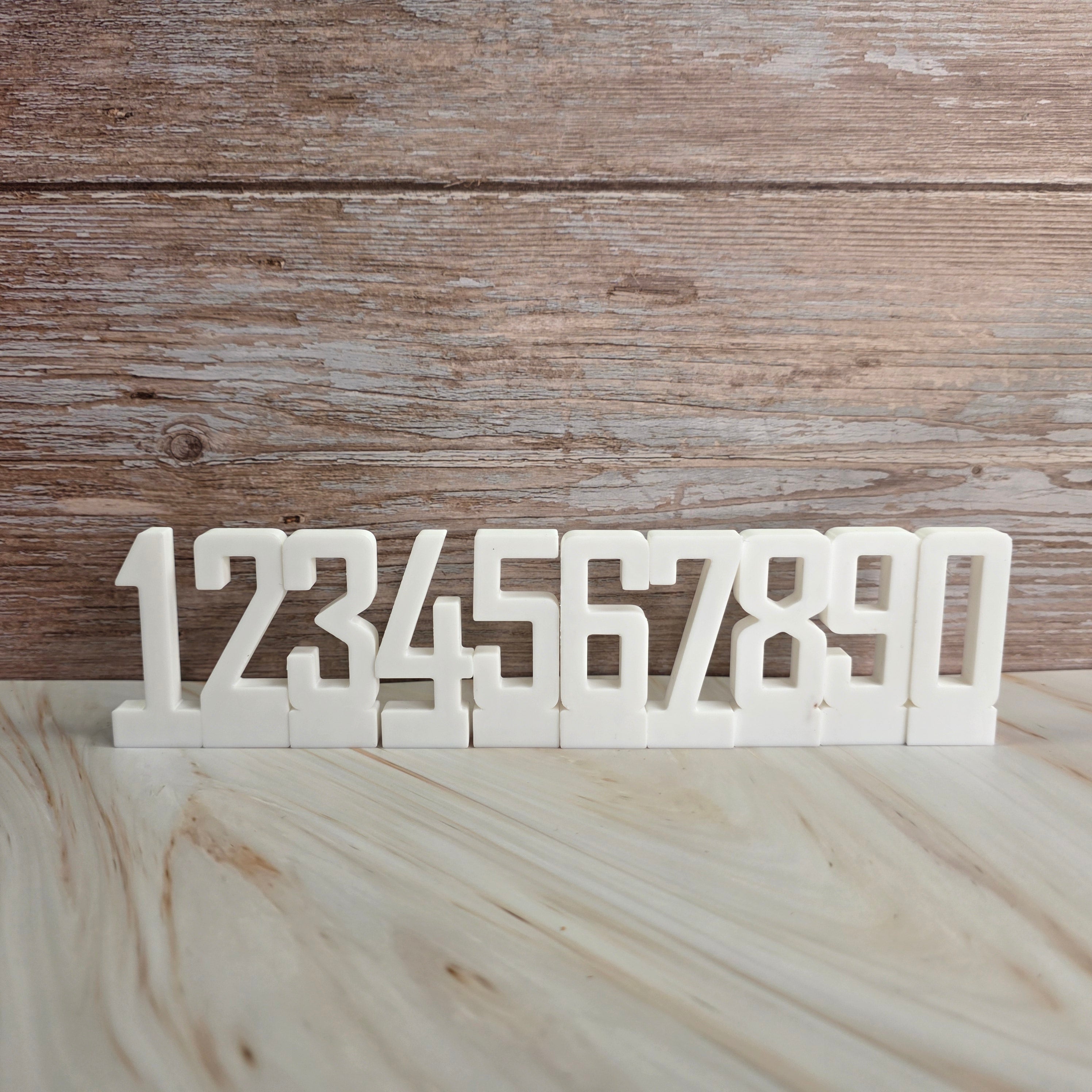 3D Druckdatei – Motivklötzchen - Zahlen - STL