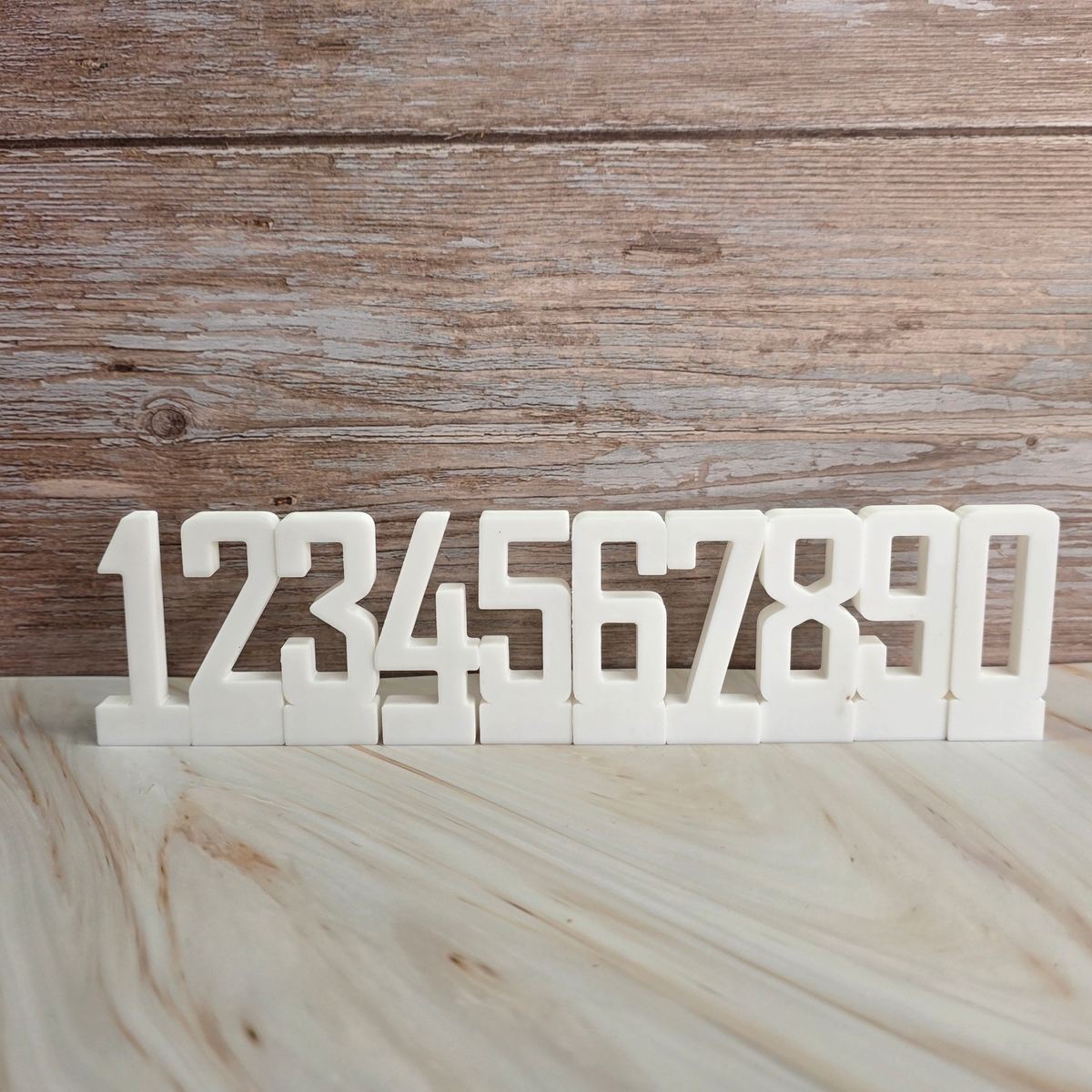 3D Druckdatei Motivklötzchen Zahlen STL – Ansicht 2