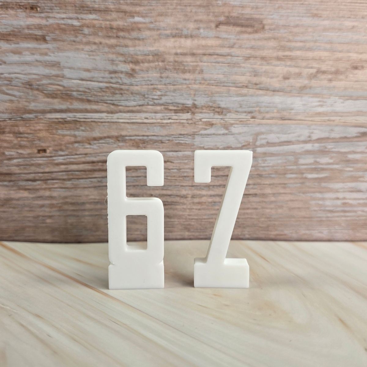 3D Druckdatei Motivklötzchen Zahlen STL – Ansicht 3