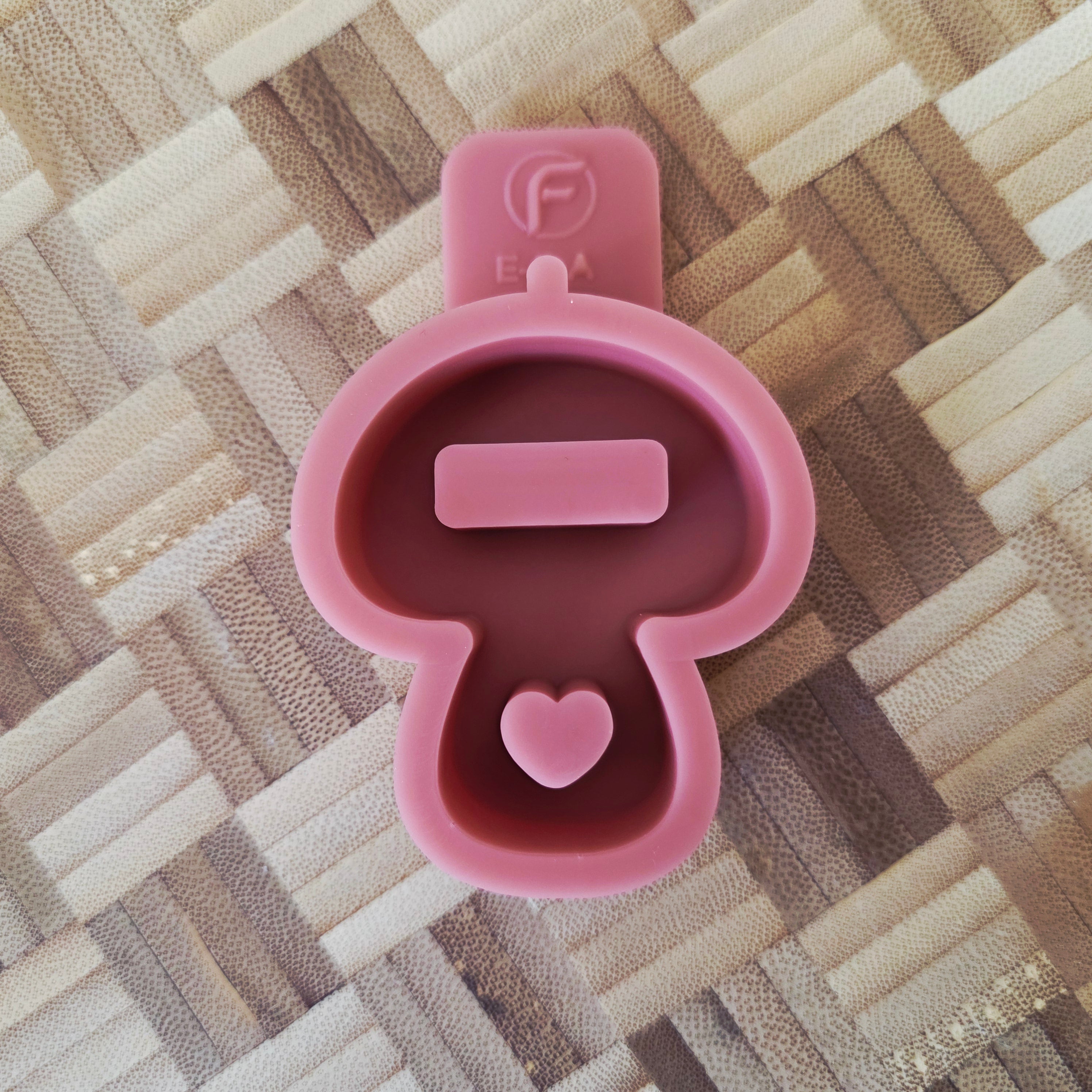 Silikon – Gießform – Grundplatte Pilz – für 1 Stecker -