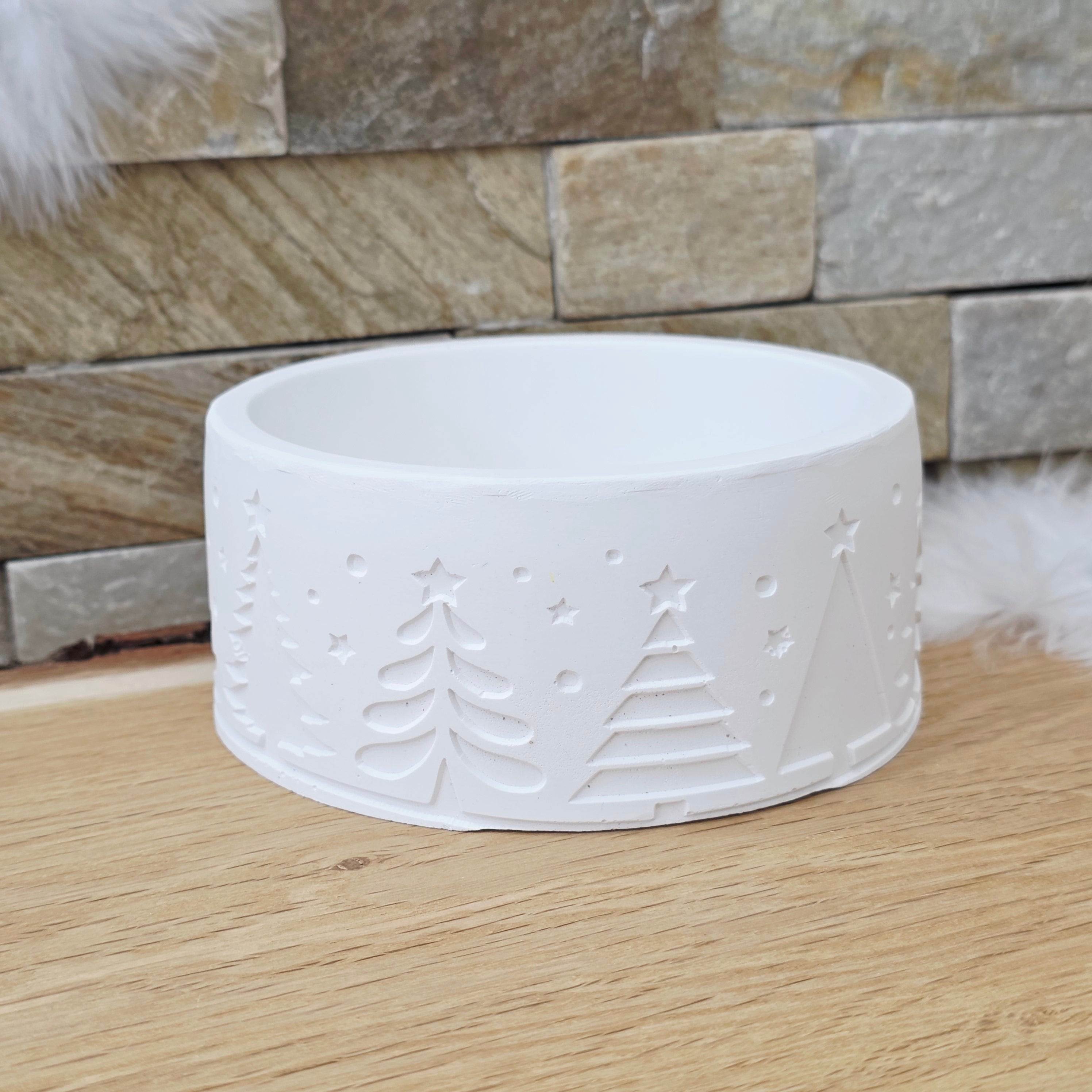 Motivband für unsere Schalenform - Tannenbäume -