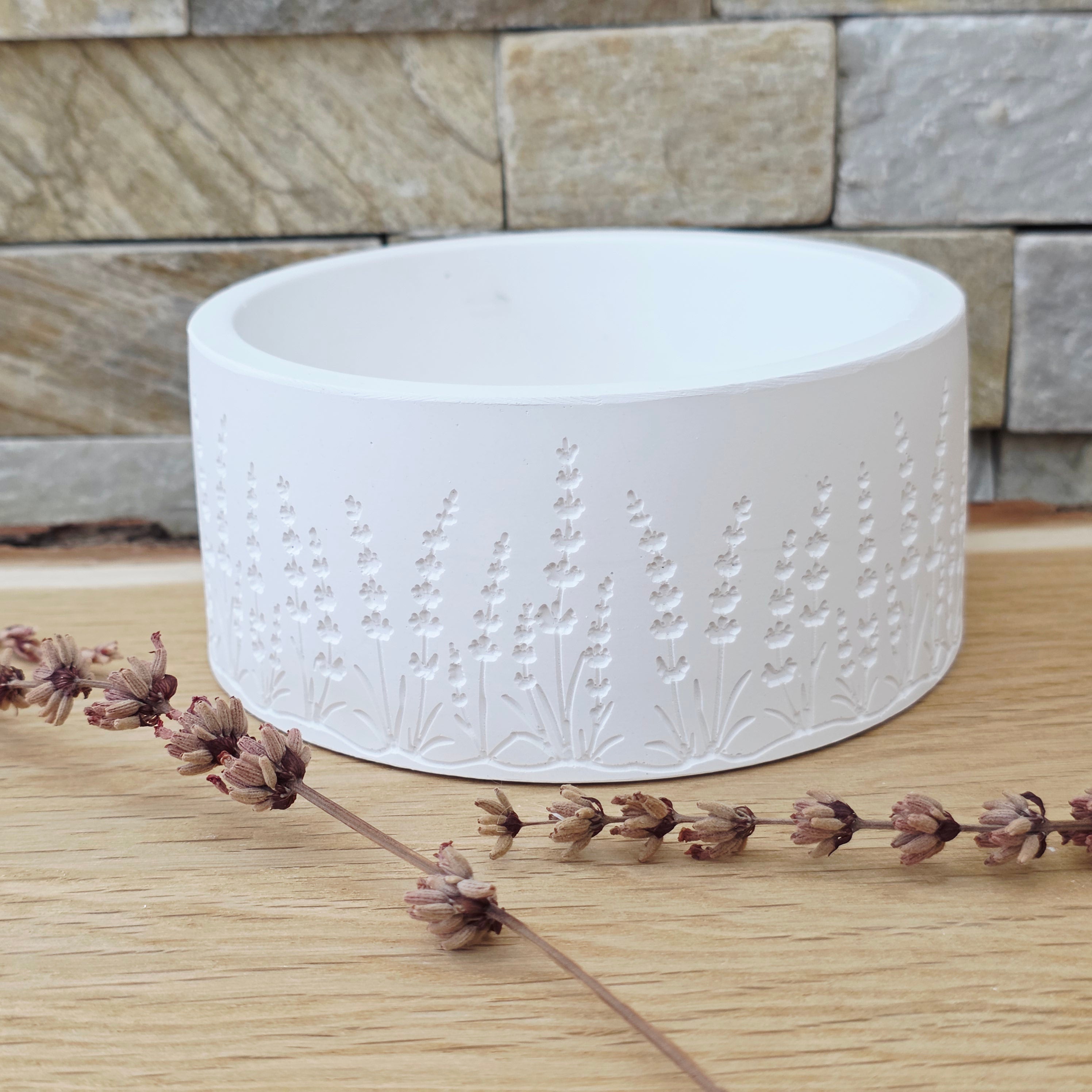 Motivband für unsere Schalenform - Lavendel -