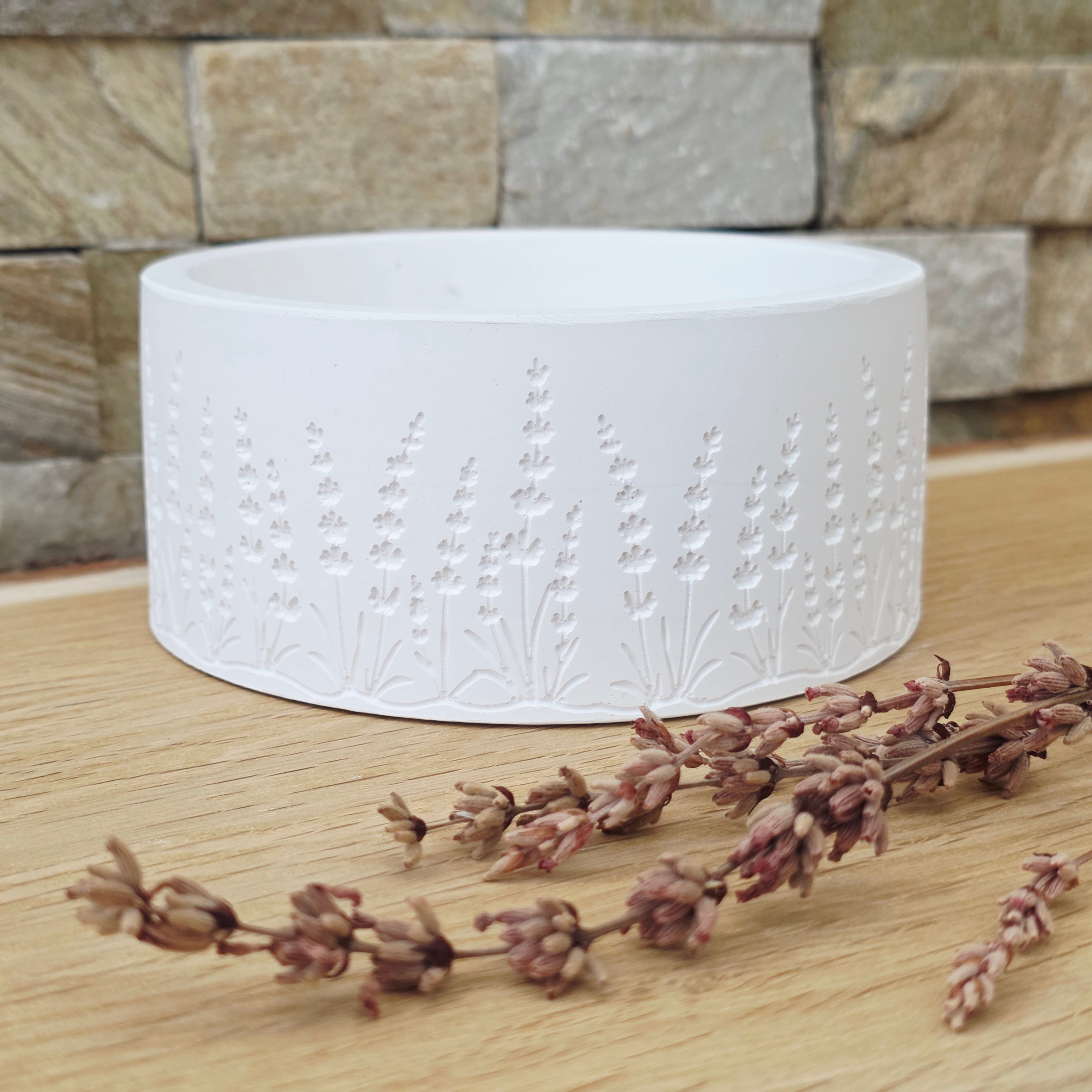 Motivband für unsere Schalenform - Lavendel -