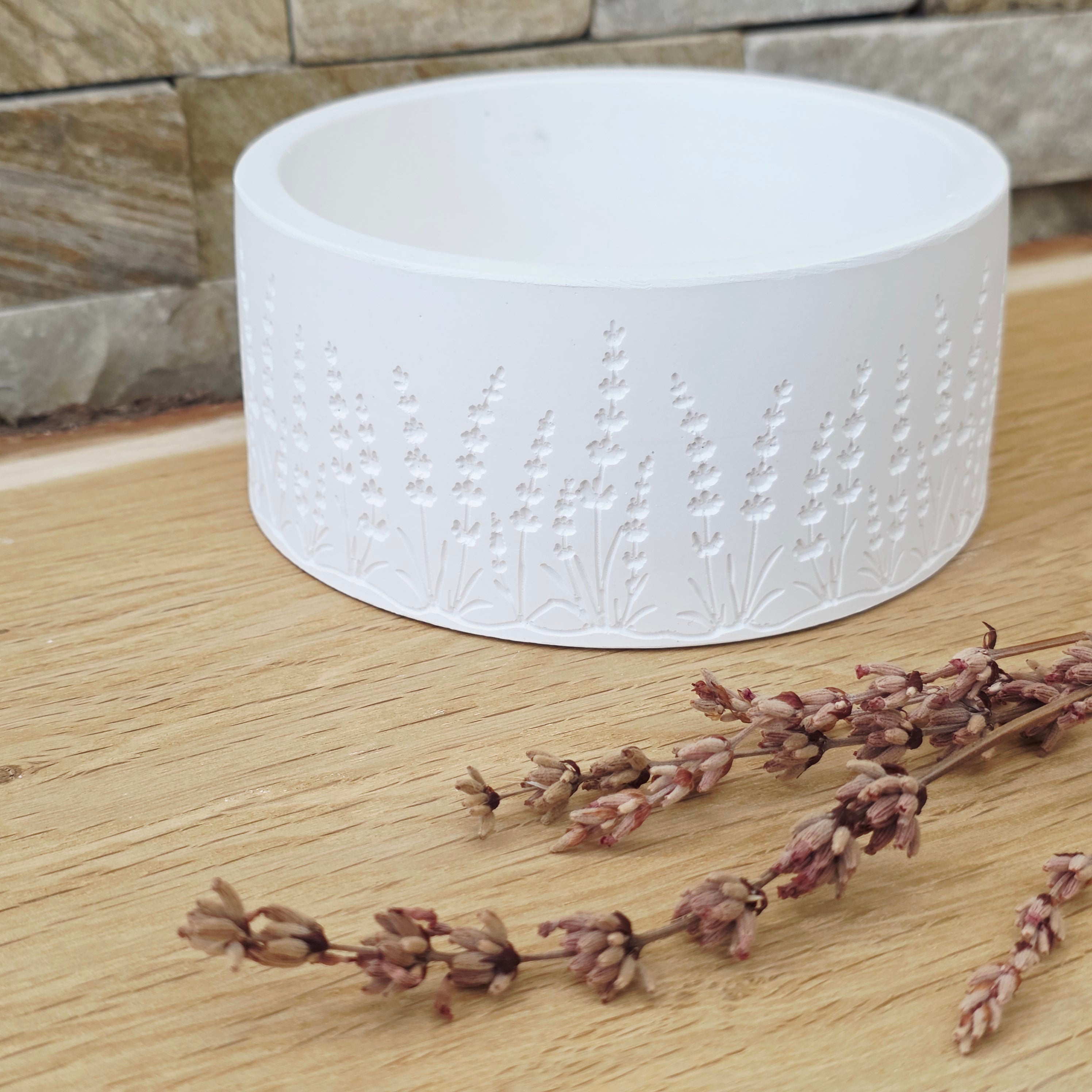 Motivband für unsere Schalenform - Lavendel -