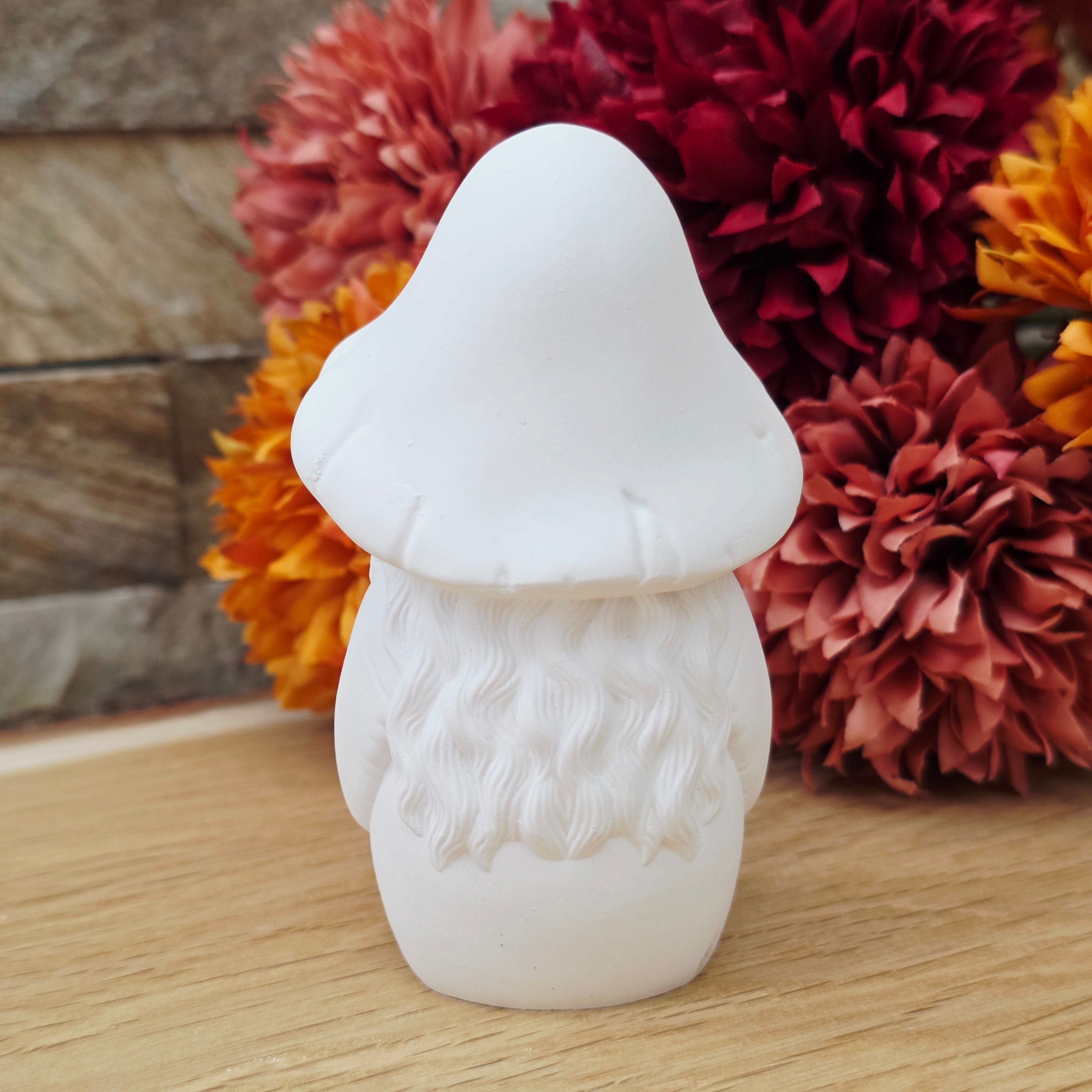 Silikon – Gießform – Herbstwichtel mit Pilzhut -