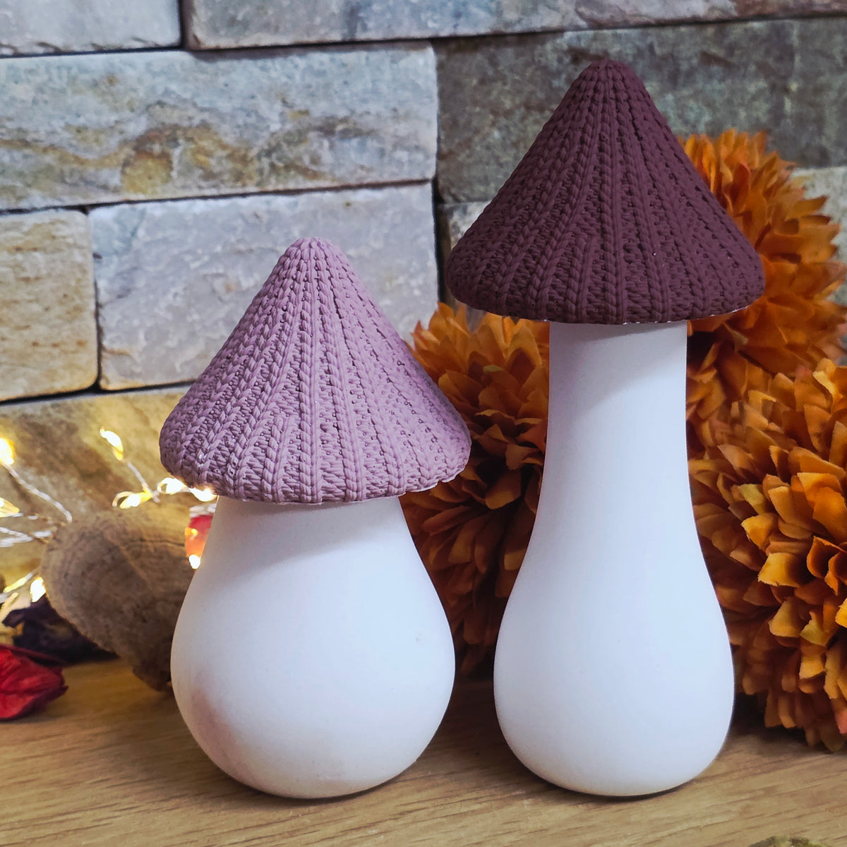 Silikongießform – Pilzkopf Glockenform spitz - Herbstpilze zum Kombinieren