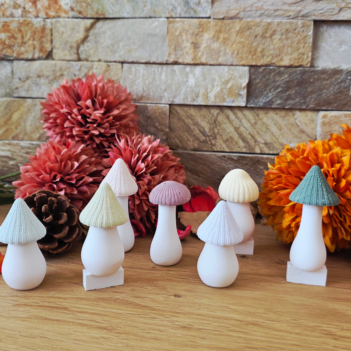 Silikongießform – MINI Herbstpilze zum Kombinieren