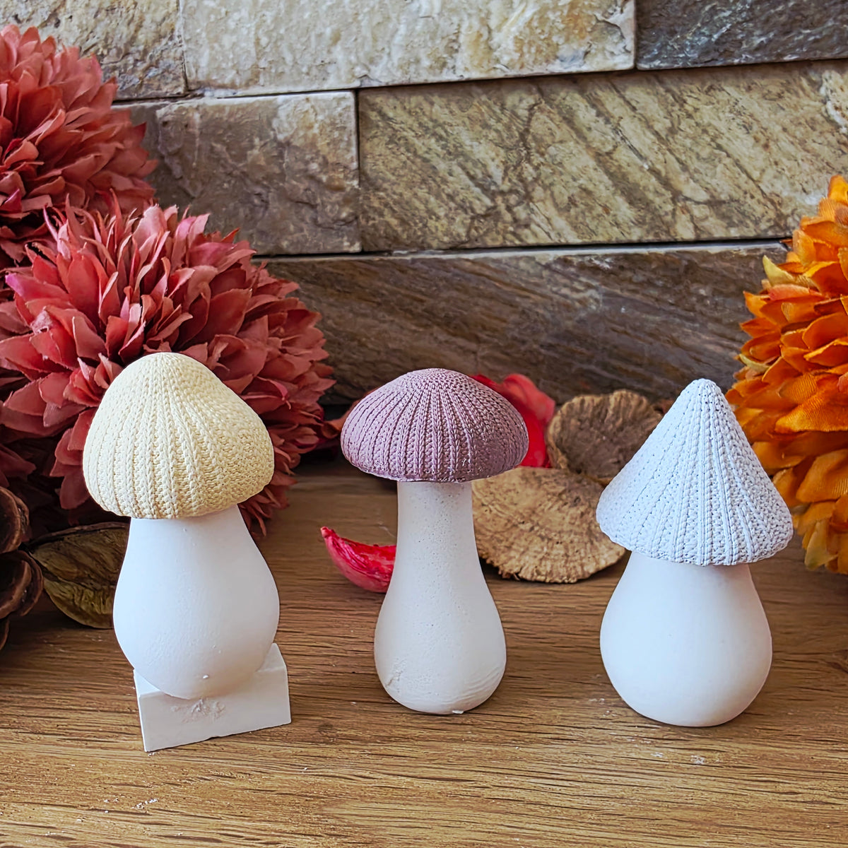 Silikongießform – MINI Herbstpilze zum Kombinieren