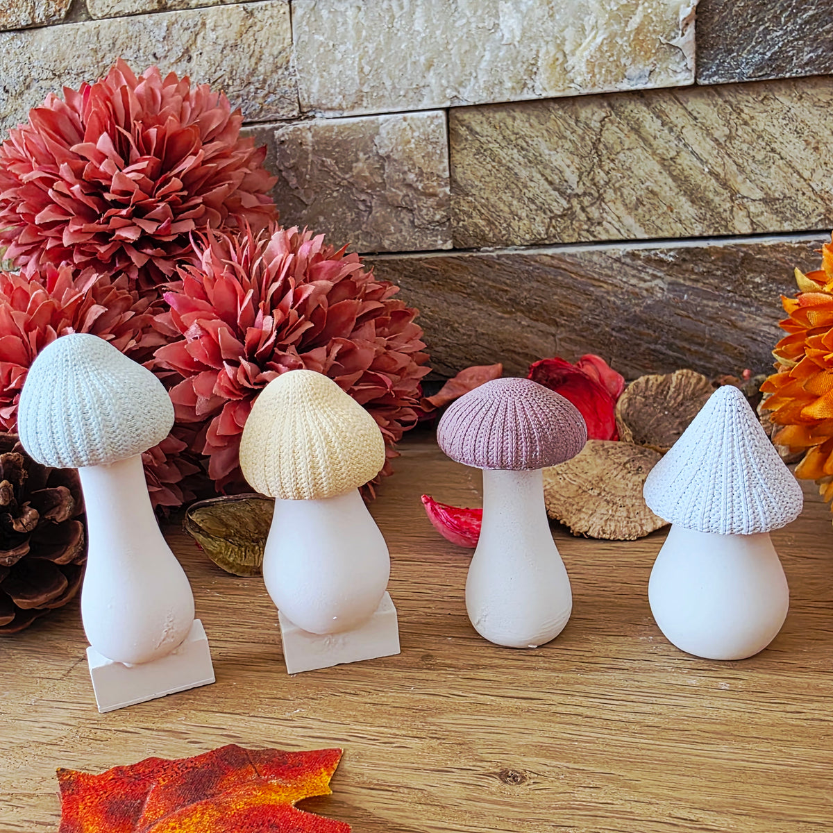 Silikongießform – MINI Herbstpilze zum Kombinieren