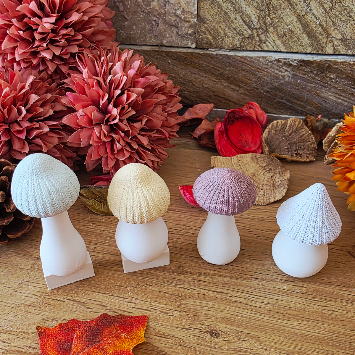 Silikongießform – MINI Herbstpilze zum Kombinieren