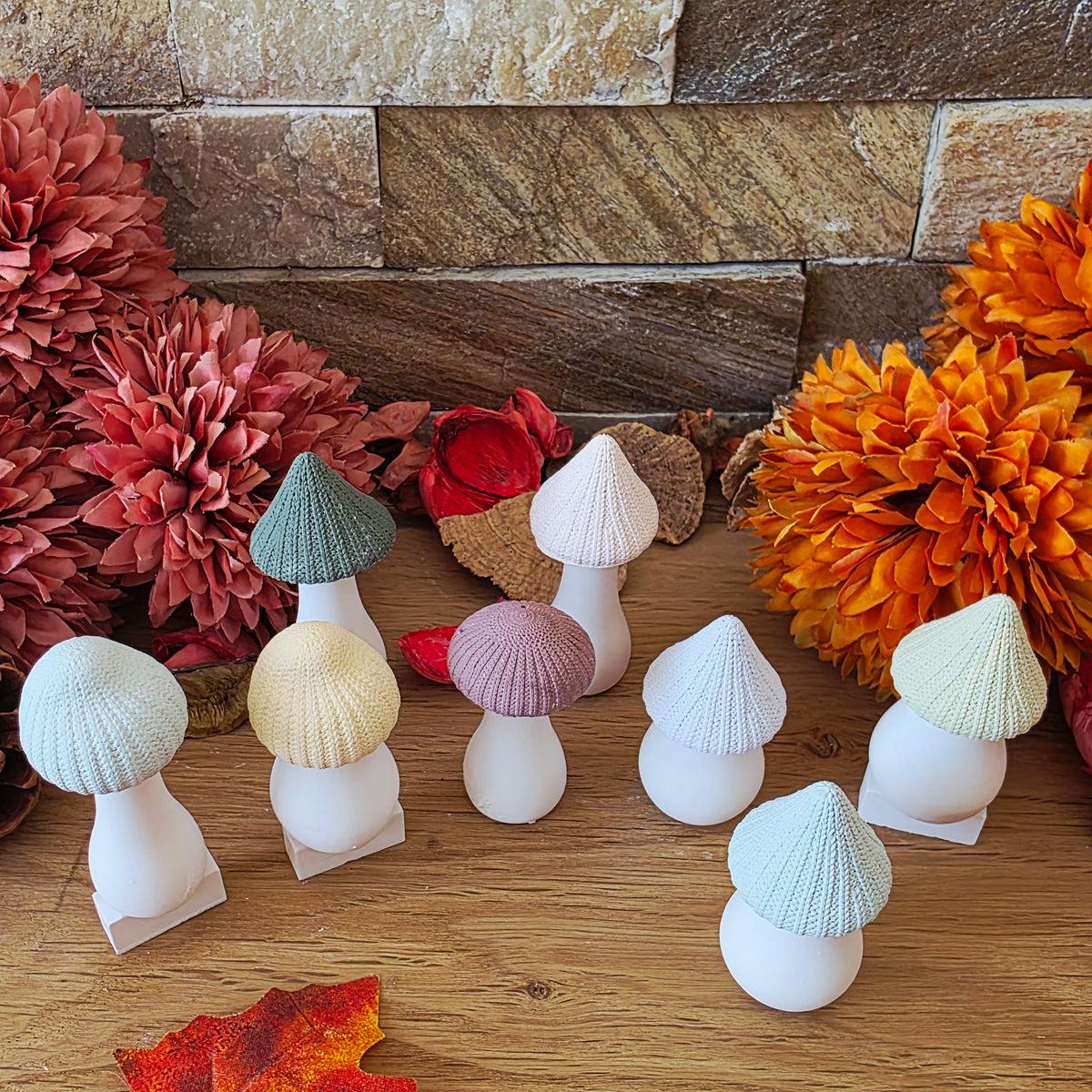 Silikongießform – MINI Herbstpilze zum Kombinieren