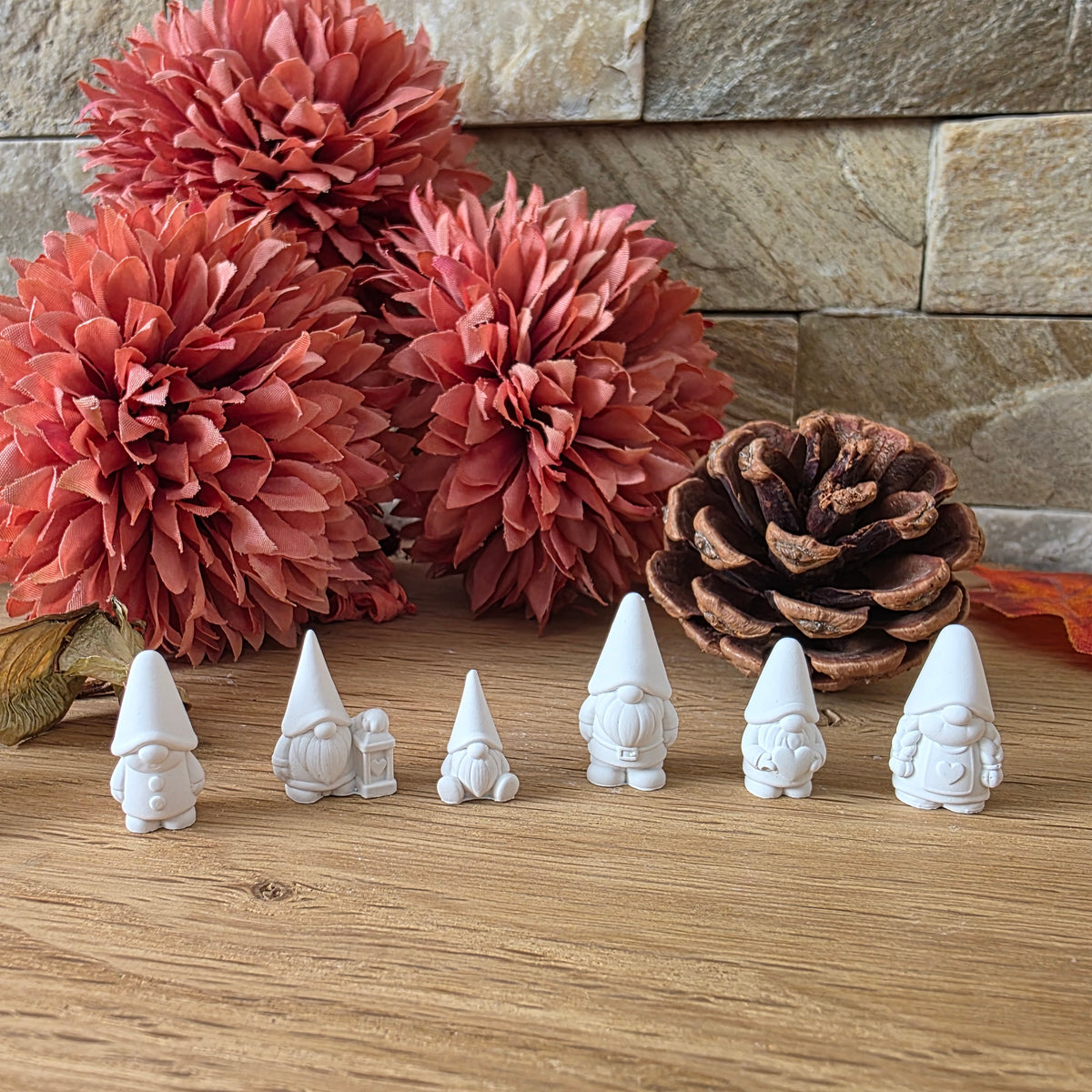 Silikongießform – Mini-Wichtel – 6er-Set
