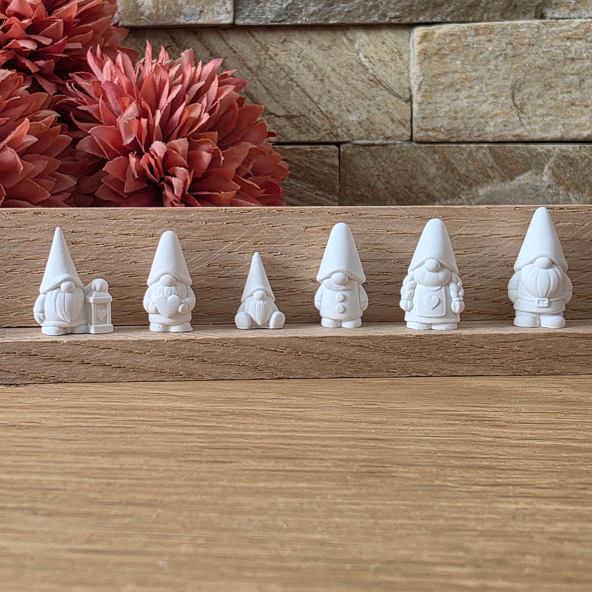 Silikongießform – Mini-Wichtel – 6er-Set
