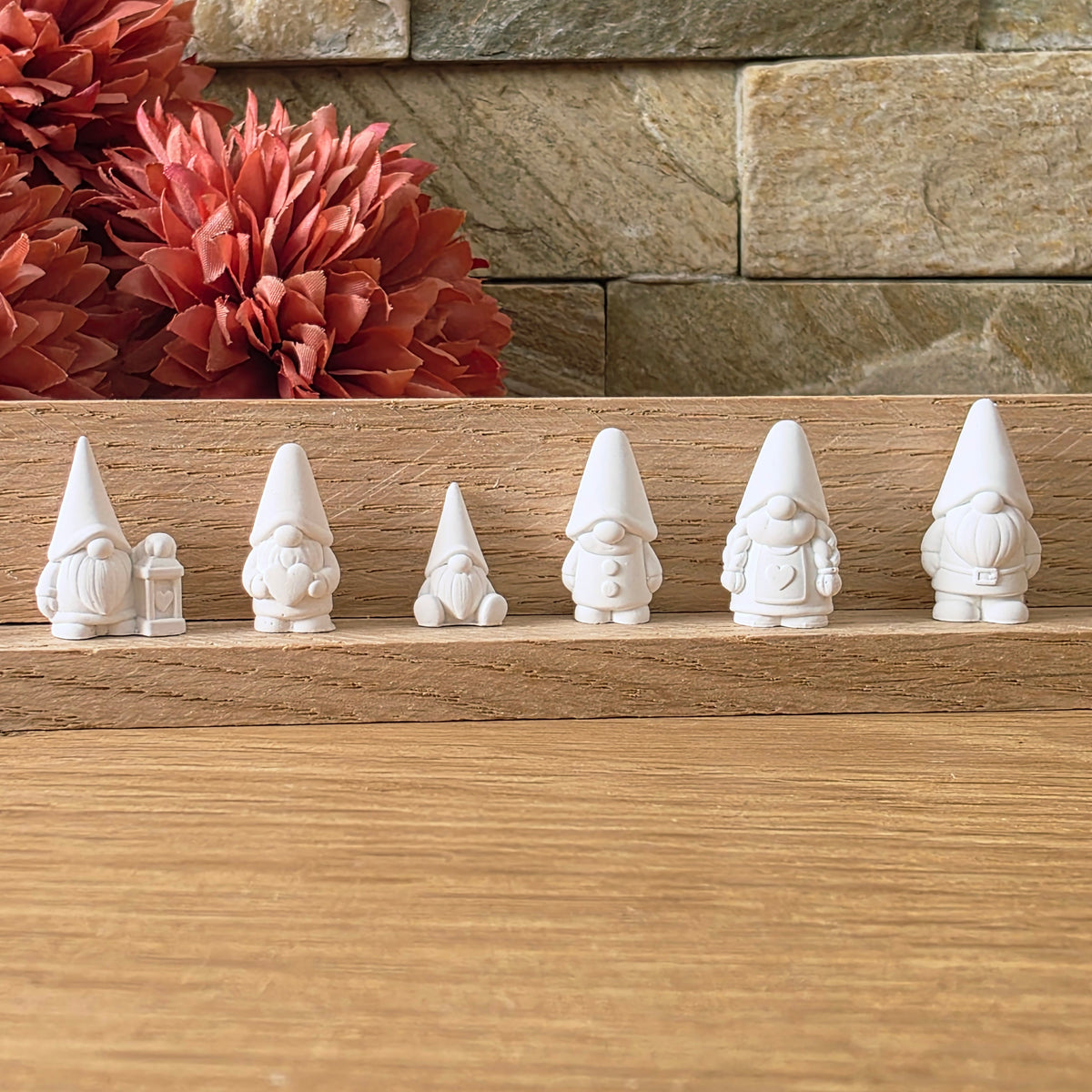 Silikongießform – Mini-Wichtel – 6er-Set