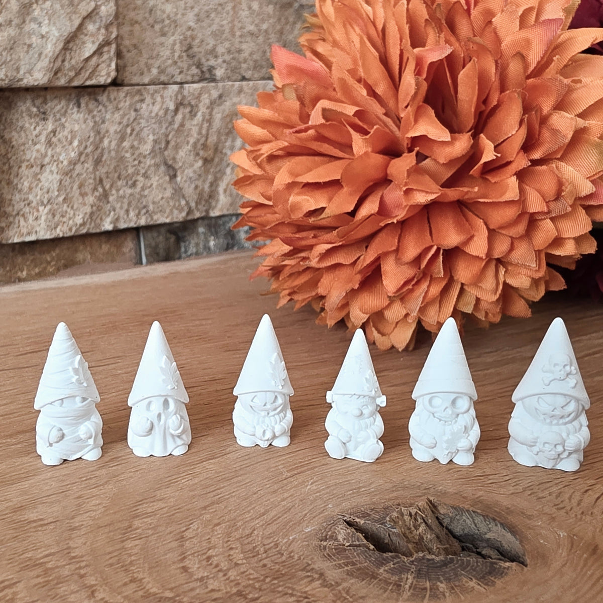 Silikongießform – Halloween Mini-Wichtel 6er Set
