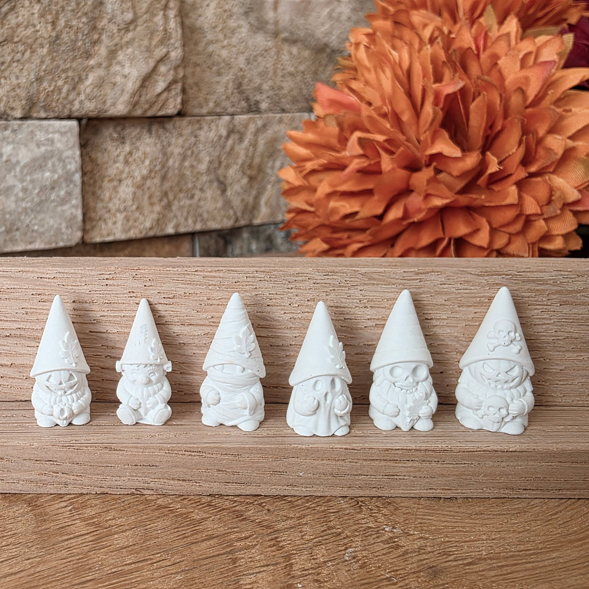 Silikongießform – Halloween Mini-Wichtel 6er Set