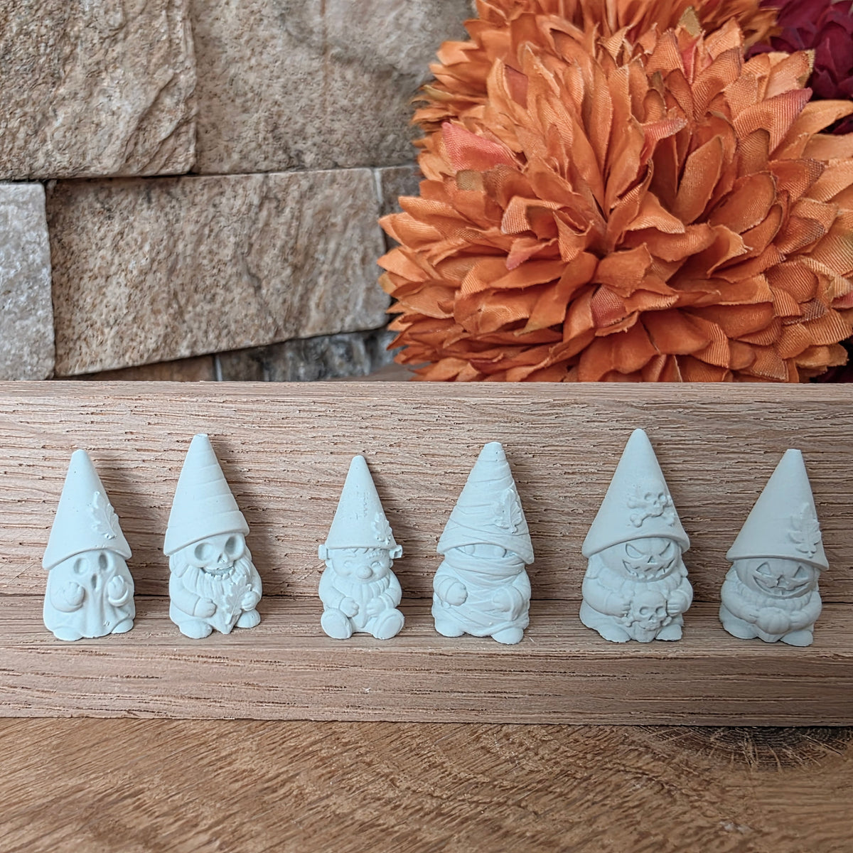 Silikongießform – Halloween Mini-Wichtel 6er Set