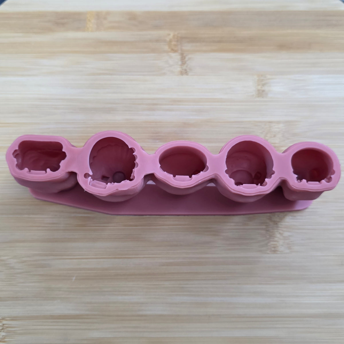 Silikongießform – Wichtelhäuser Herzenszauber – 5er-Set