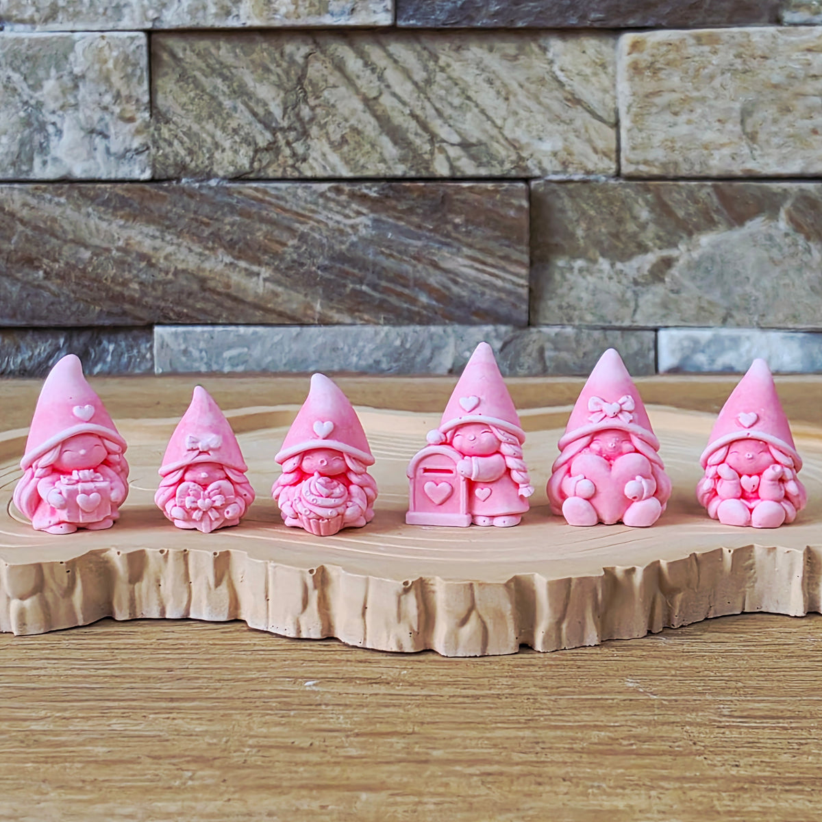 Silikongießform – 6er Set Mini-Wichtelfrauen