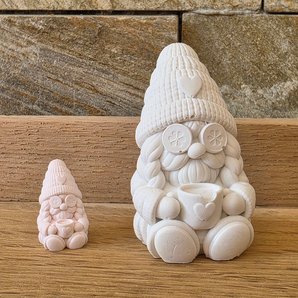Silikongießform – Wellness-Wichtel – 5er-Set
