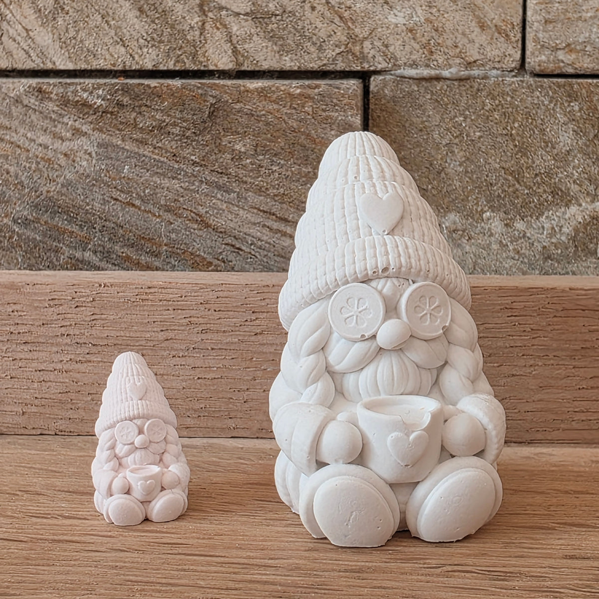 Silikongießform – Wellness-Wichtel – 5er-Set