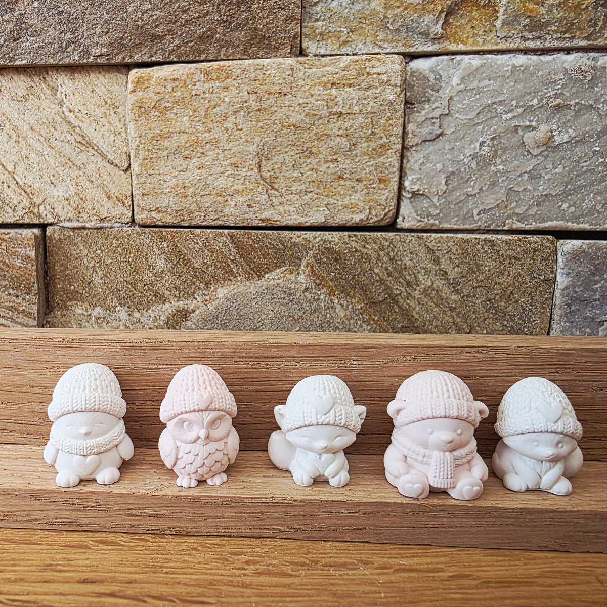 Silikongießform – Mini Wichteltiere – 5er-Set