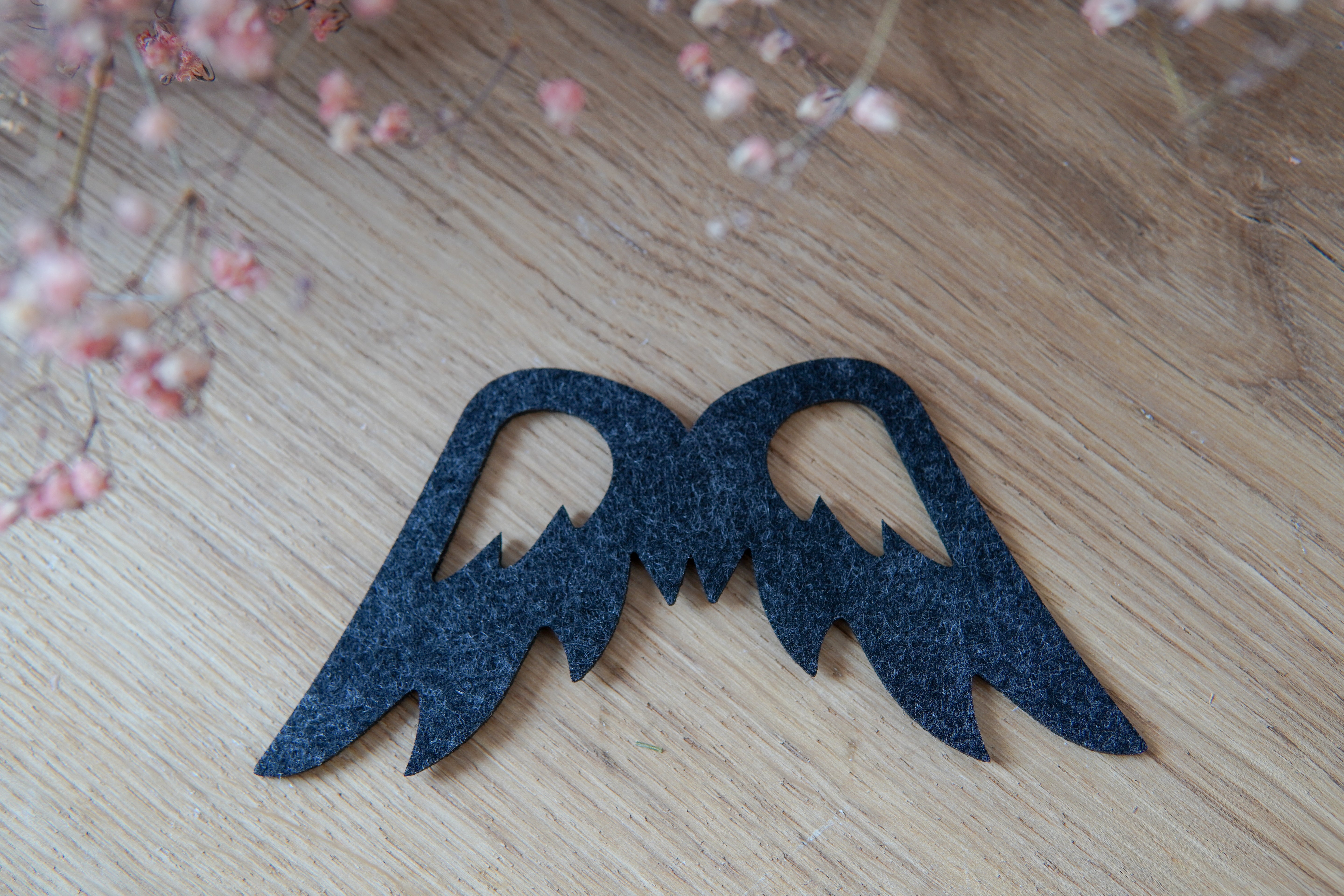 Breiter Flügel offen – Digitale Datei für DIY-Engel und Schutzengel - Lasercut - Plotter