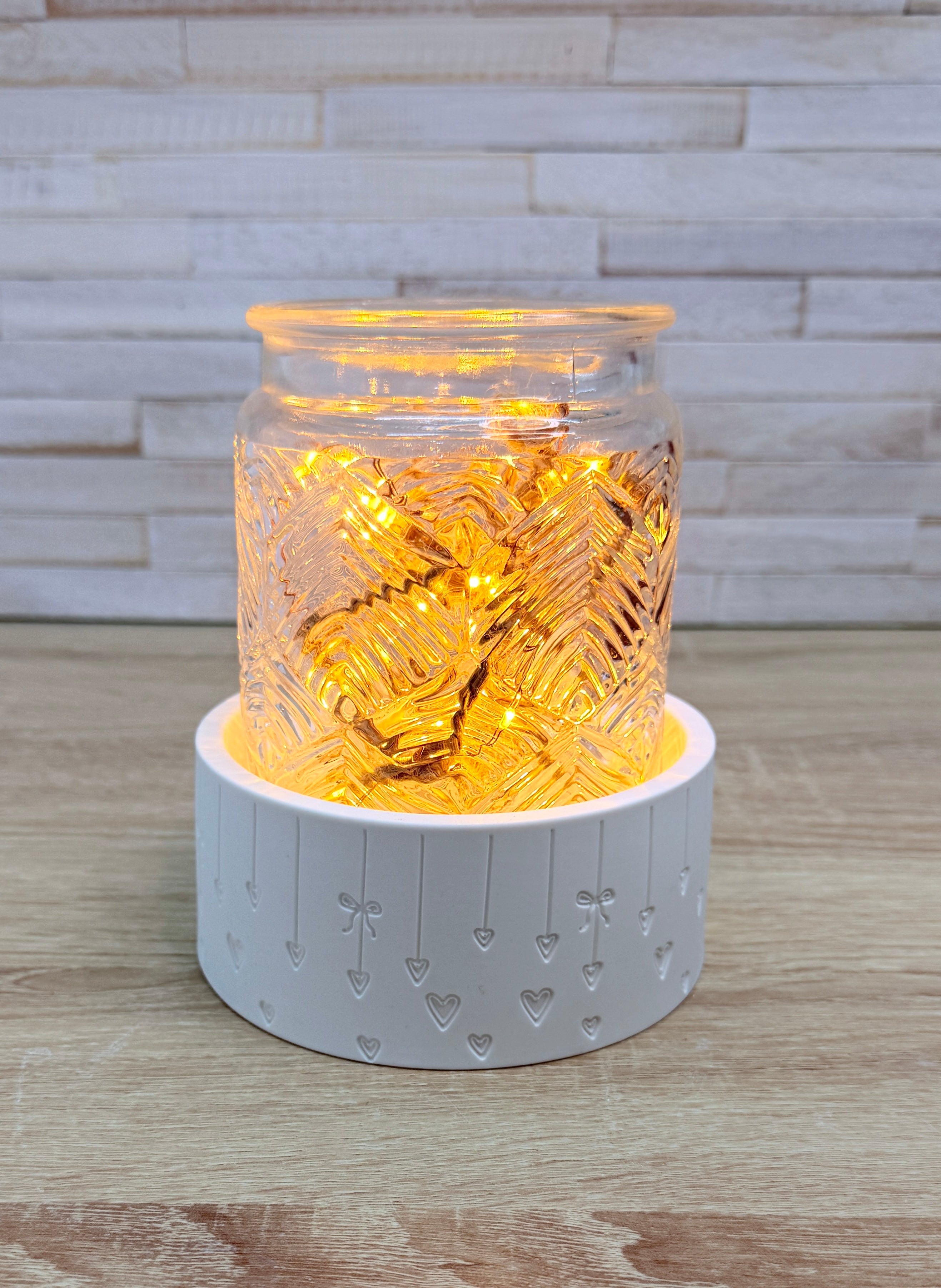 Motivband für unsere Schalenform hängende Herzen – Ansicht 4