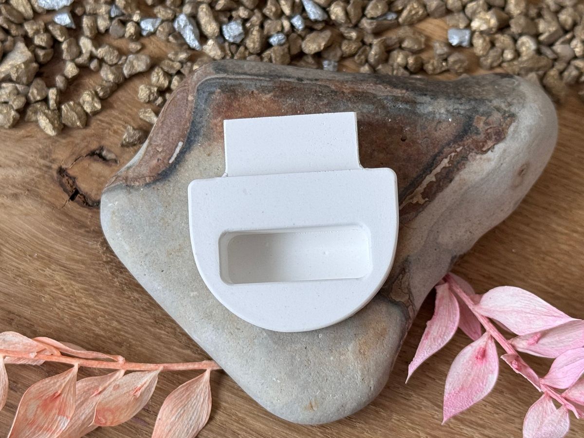 Silikon Gießform Wandhalterung Oval für HäuserkranzFormen passend für unsere Häuserkranzformen – Ansicht 5