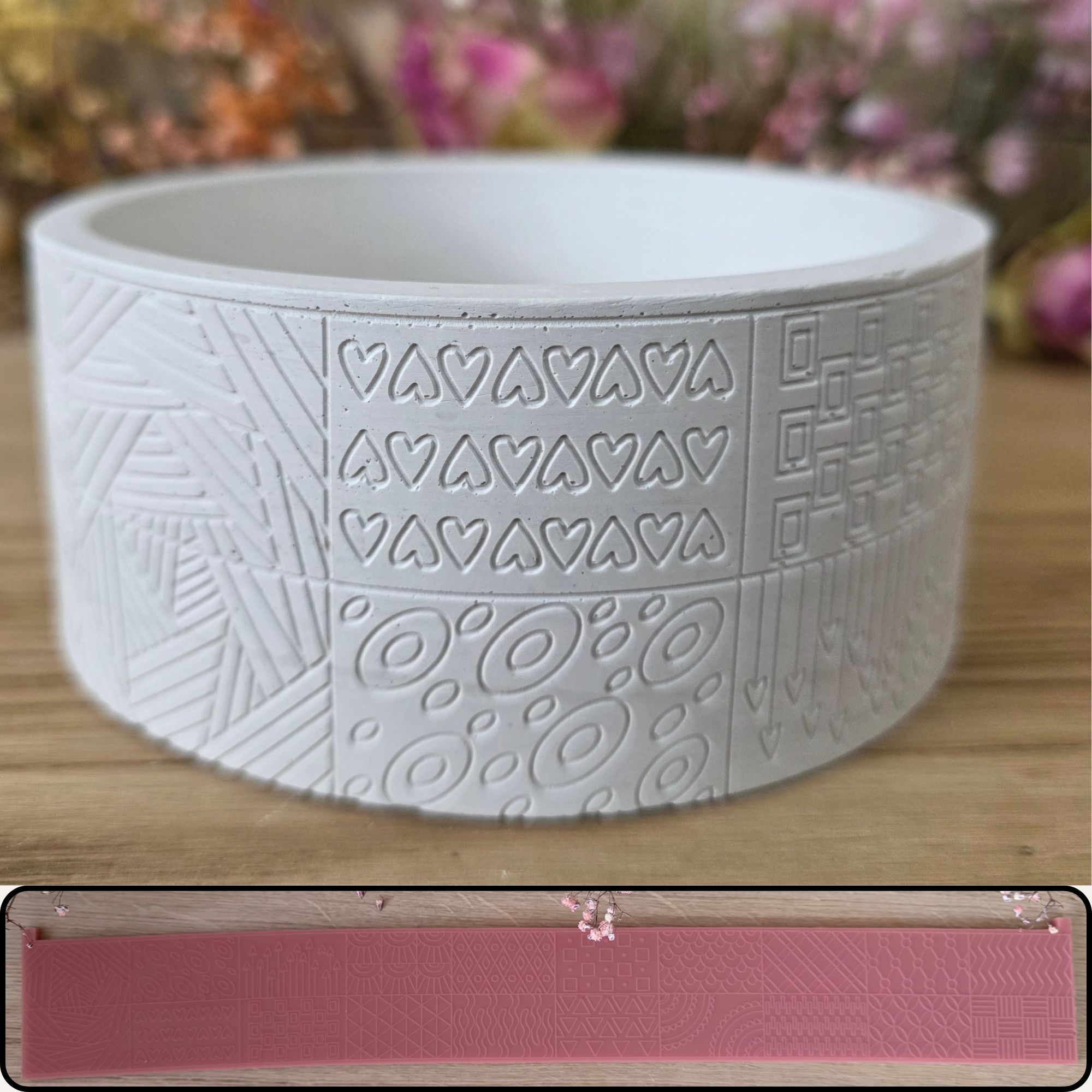 Motivbänder für unsere Schalenform