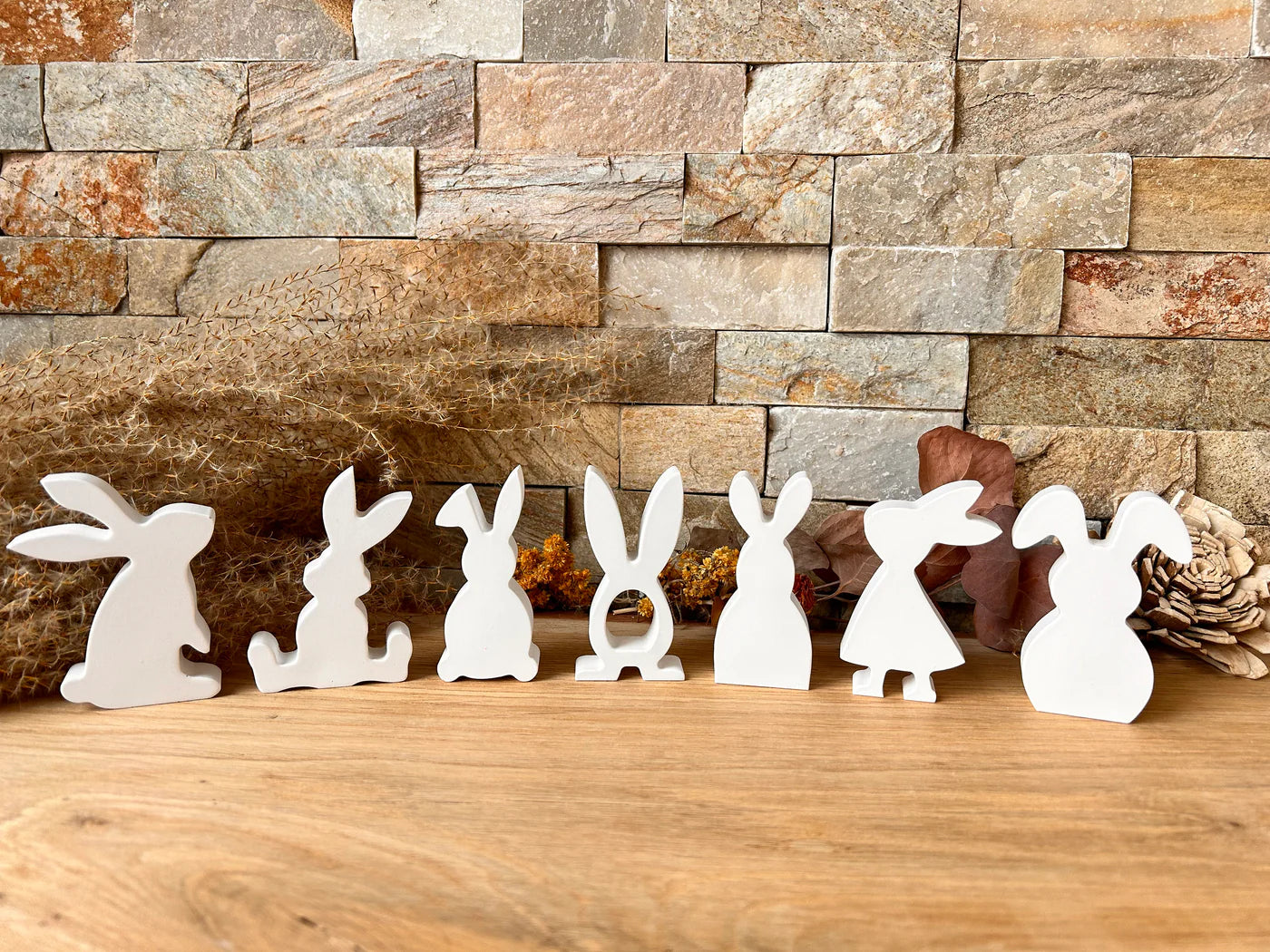 Hasenbande Komplett Set – DIY Gießset für liebevolle Osterdeko