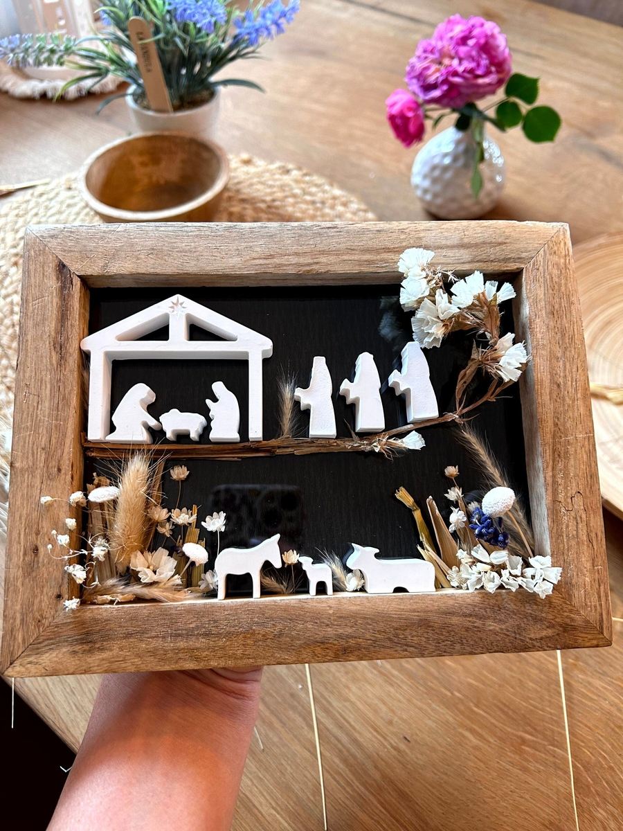 Silikon Gießform MINI Weihnachtskrippe Krippe Weihnachten MINI – Ansicht 4