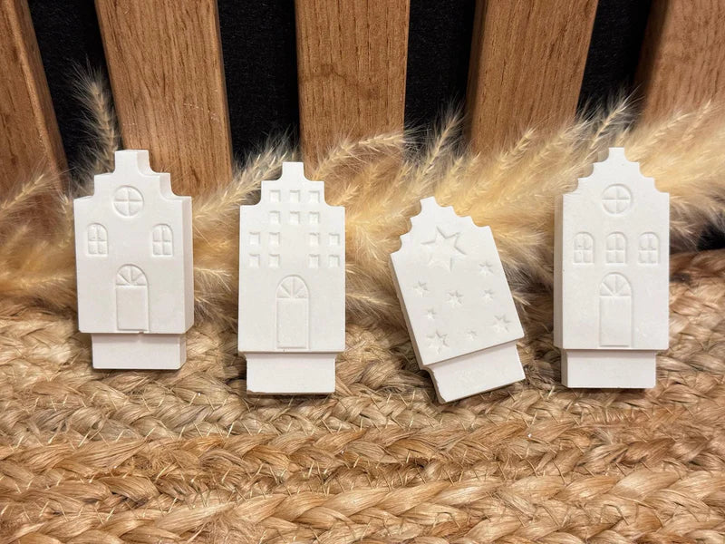 Adventskranz Set (Grundplatte + Formen für 12 Steckklötze)