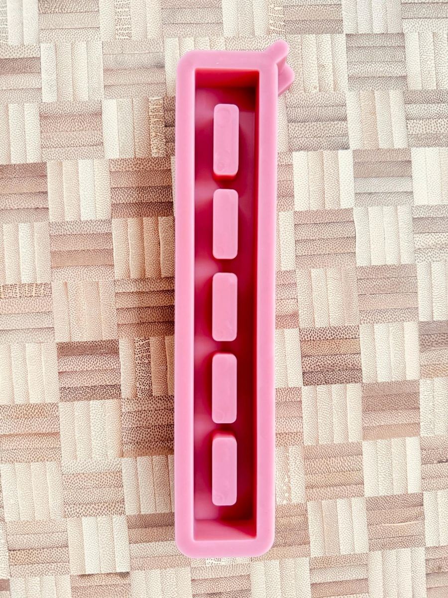 Silikon Gießform Klötzchenhäuser 5er Grundplatte Klötzchen Häuserkranz – Ansicht 3